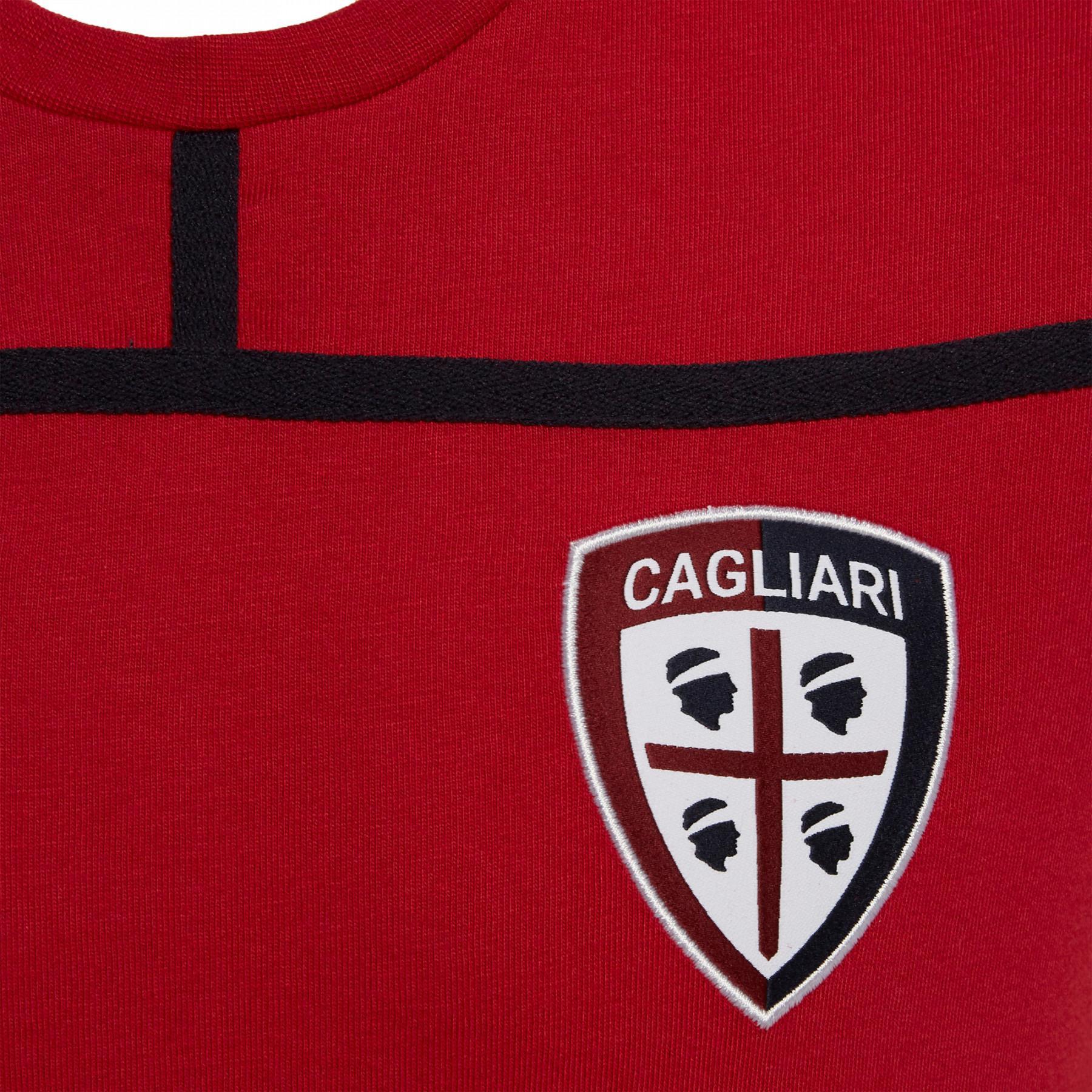 T-shirt do pessoal infantil Cagliari 2018/19