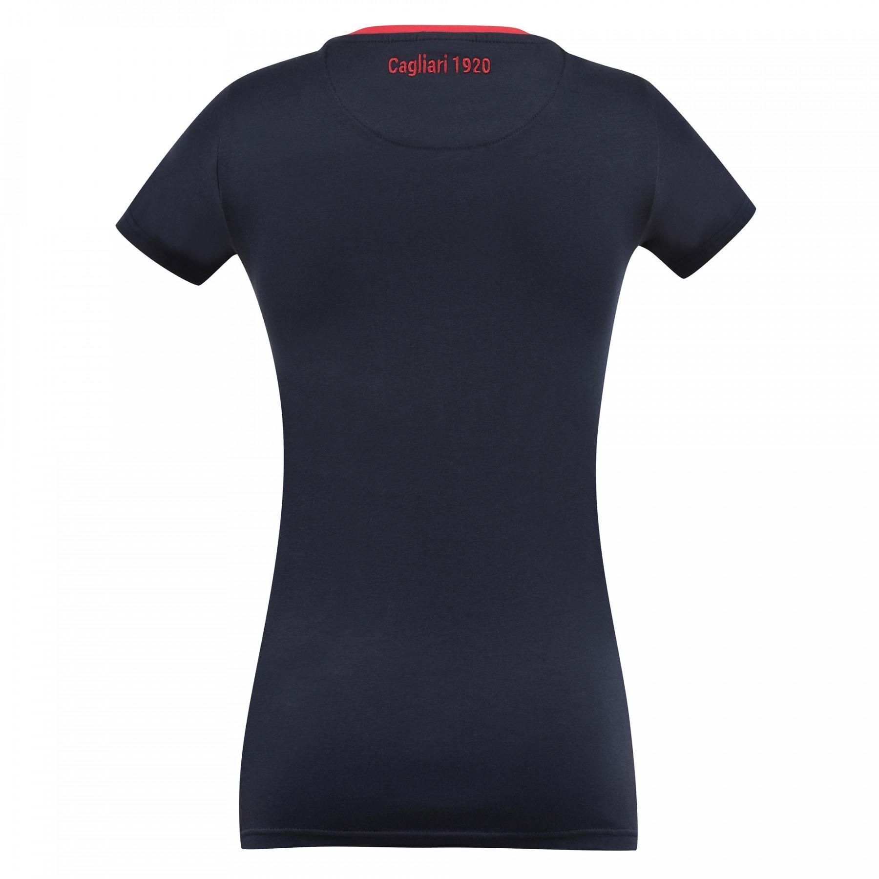 Camiseta feminina Cagliari Calcio linea fan