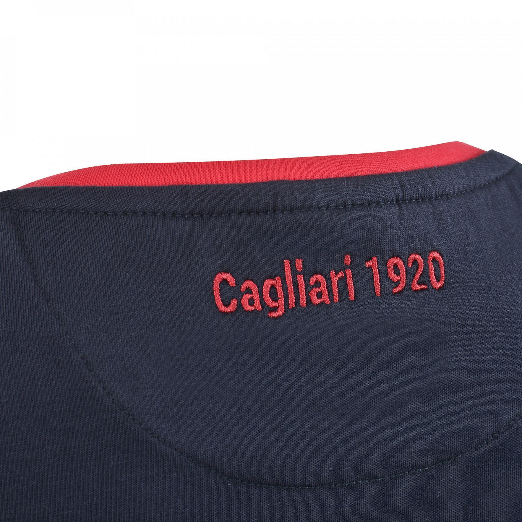 Camiseta feminina Cagliari Calcio linea fan