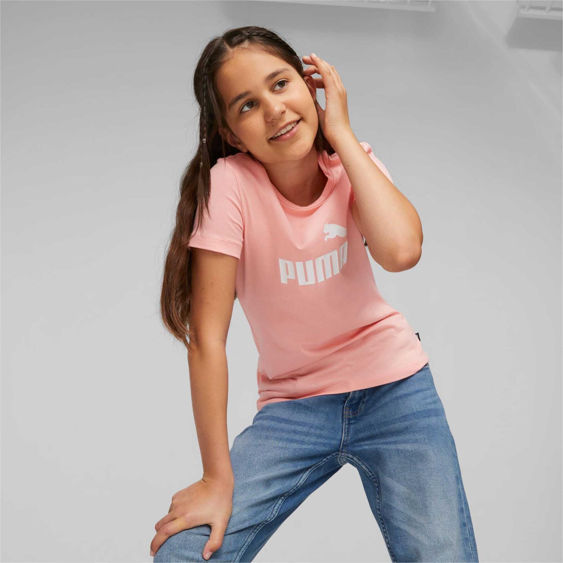 T-shirt de rapariga Puma Ess Logo