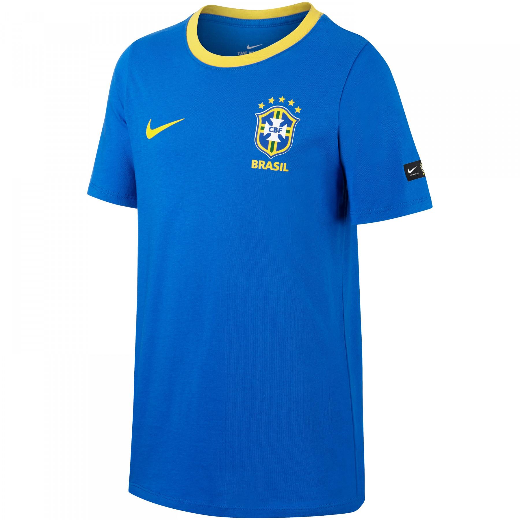 T-shirt de criança Brésil CBF Crest 2018