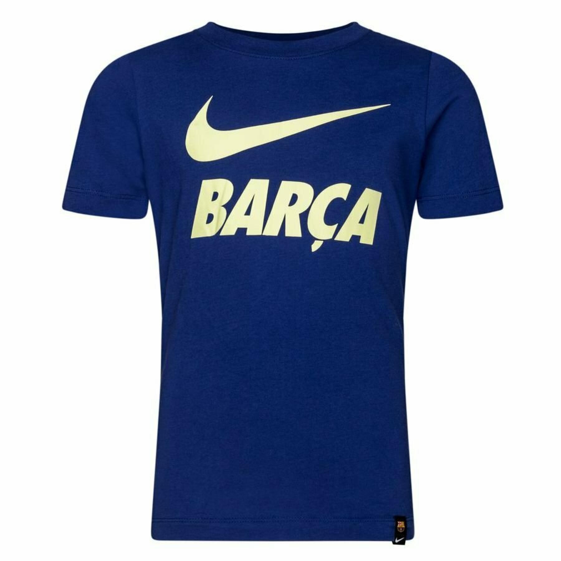 T-shirt de criança barcelona 2020/21