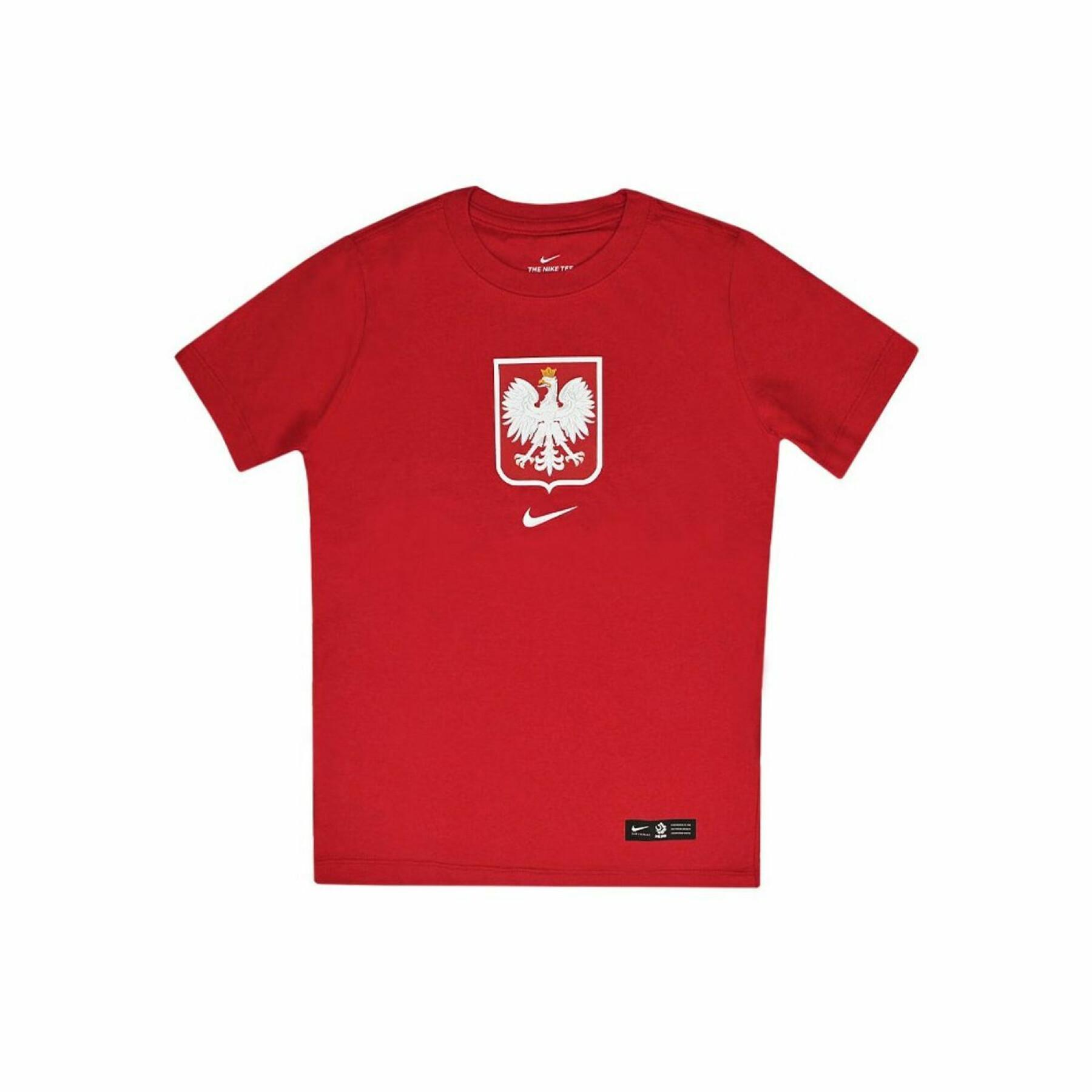 T-shirt criança Pologne Evergreen Crest