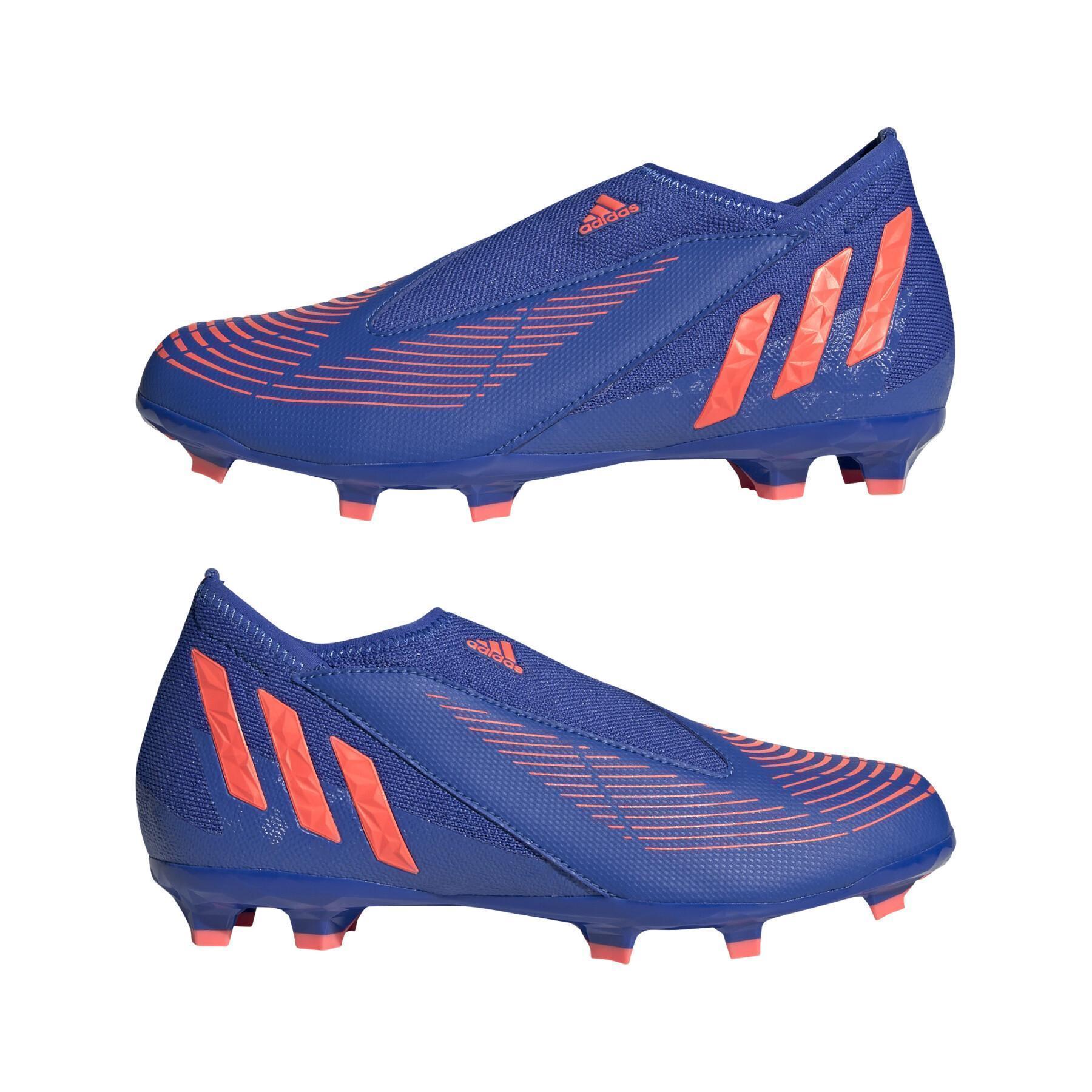 Sapatos de futebol para crianças adidas Predator Edge.3 Laceless FG - Sapphire Edge Pack