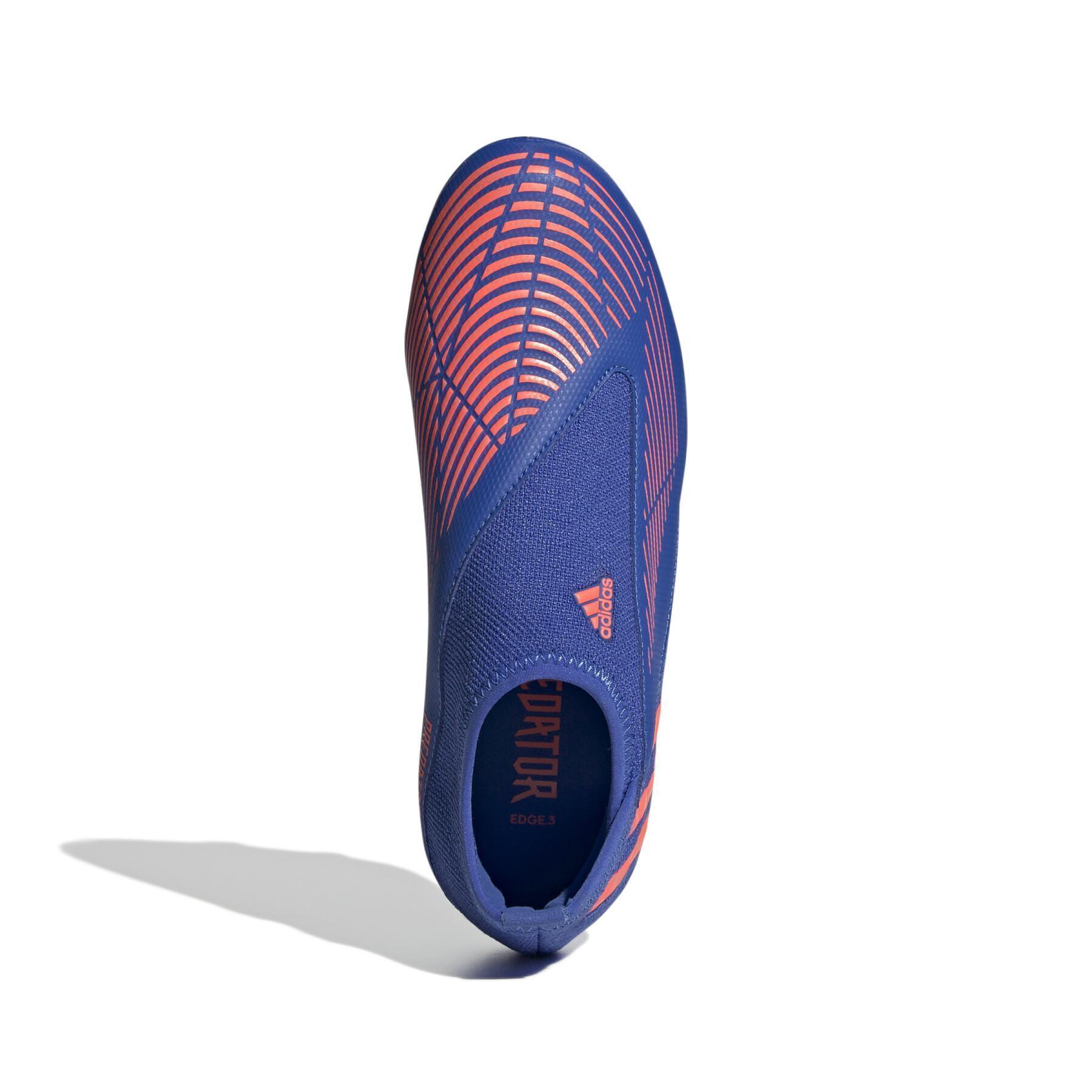 Sapatos de futebol para crianças adidas Predator Edge.3 Laceless FG - Sapphire Edge Pack
