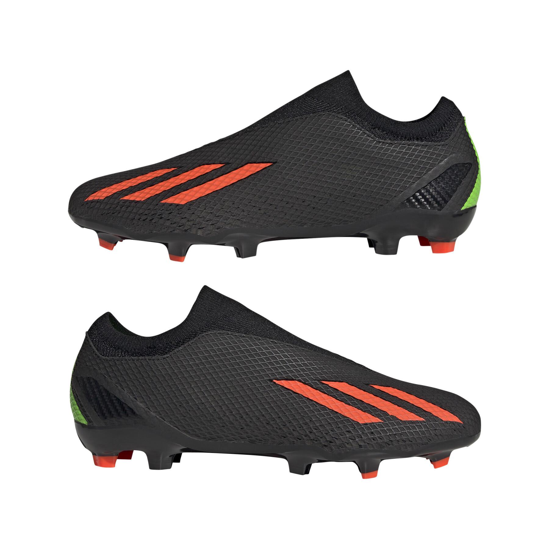 Sapatos de futebol adidas X Speedportal.3 Laceless FG - Shadowportal Pack