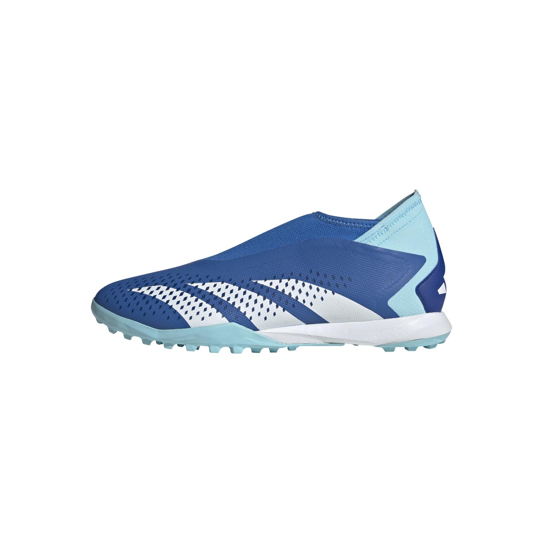 Sapatos de futebol sem atacadores adidas Predator Accuracy.3 Turf - Marinerush Pack
