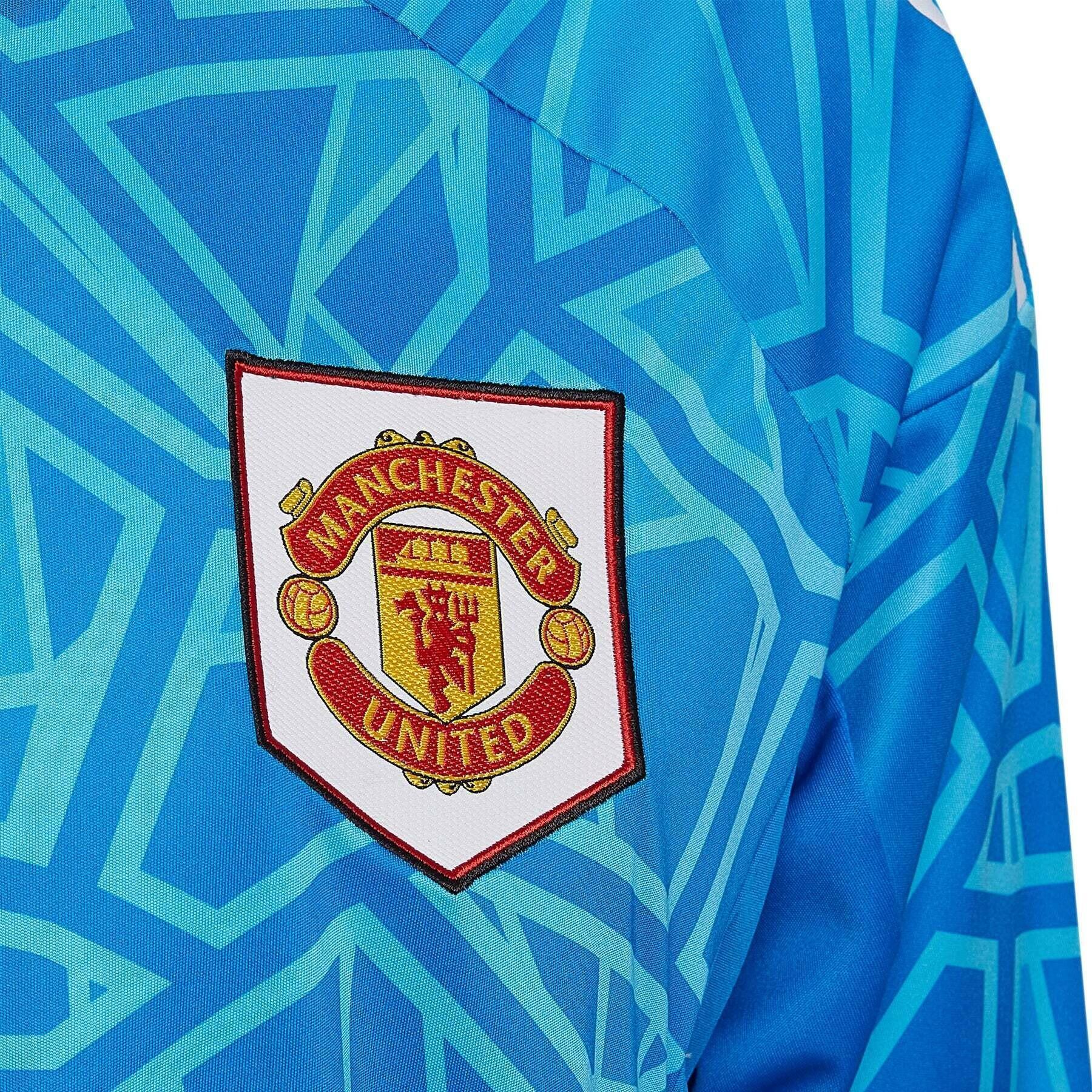 Camisola de guarda-redes da casa para crianças Manchester United 2022/23