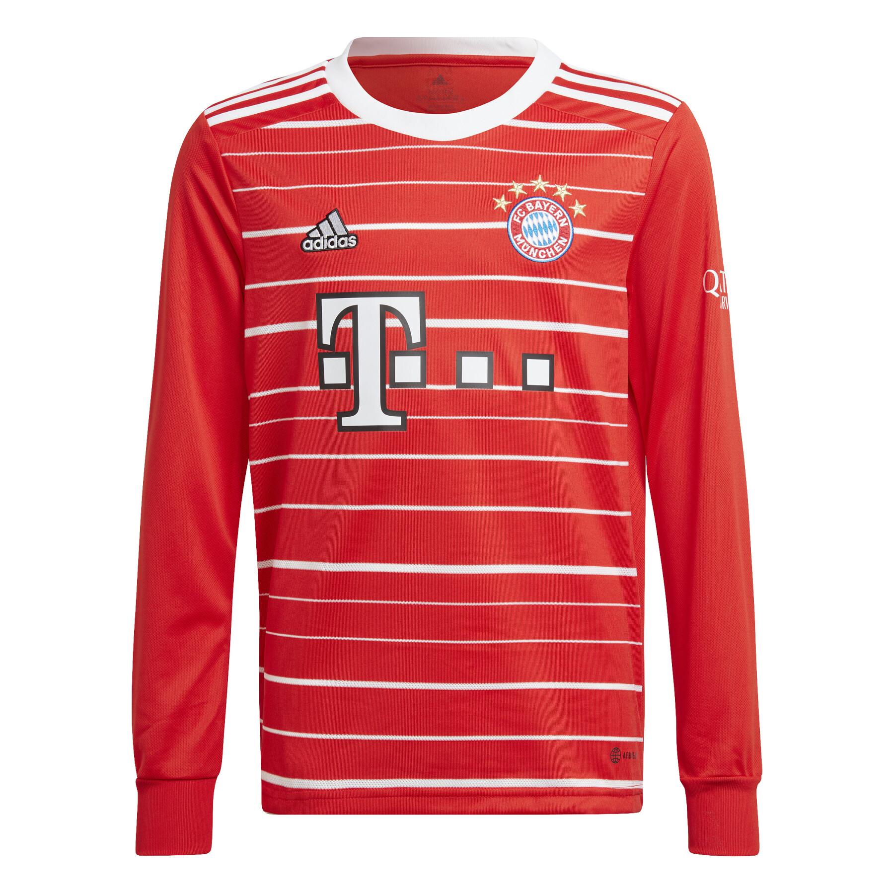 Camisola de manga comprida para crianças FC Bayern Munich 2022/23