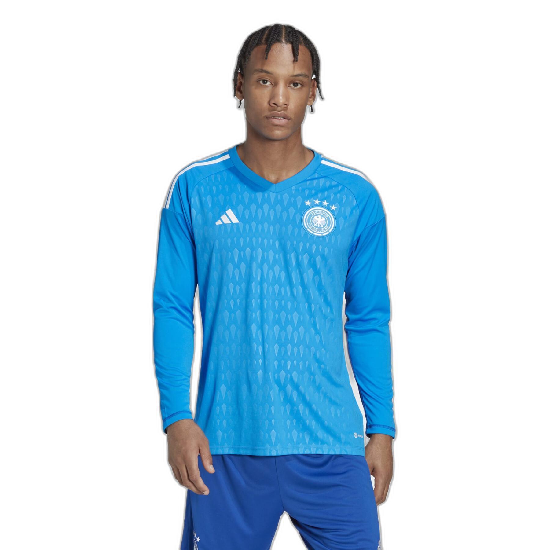 Camisola de manga comprida de guarda-redes do Campeonato do Mundo de 2022 Allemagne