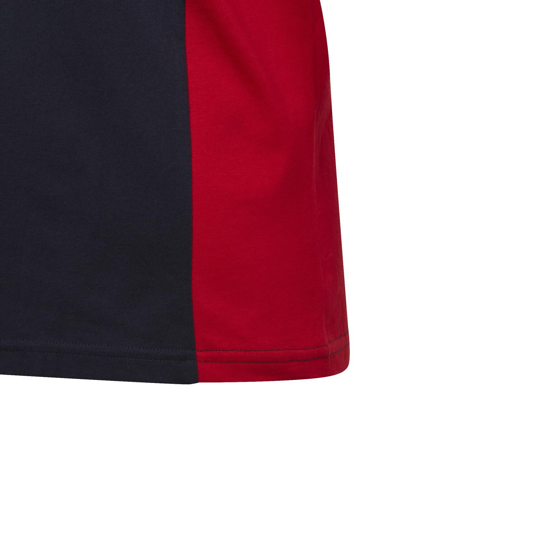 T-shirt de criança adidas 3-Stripes Colorblock