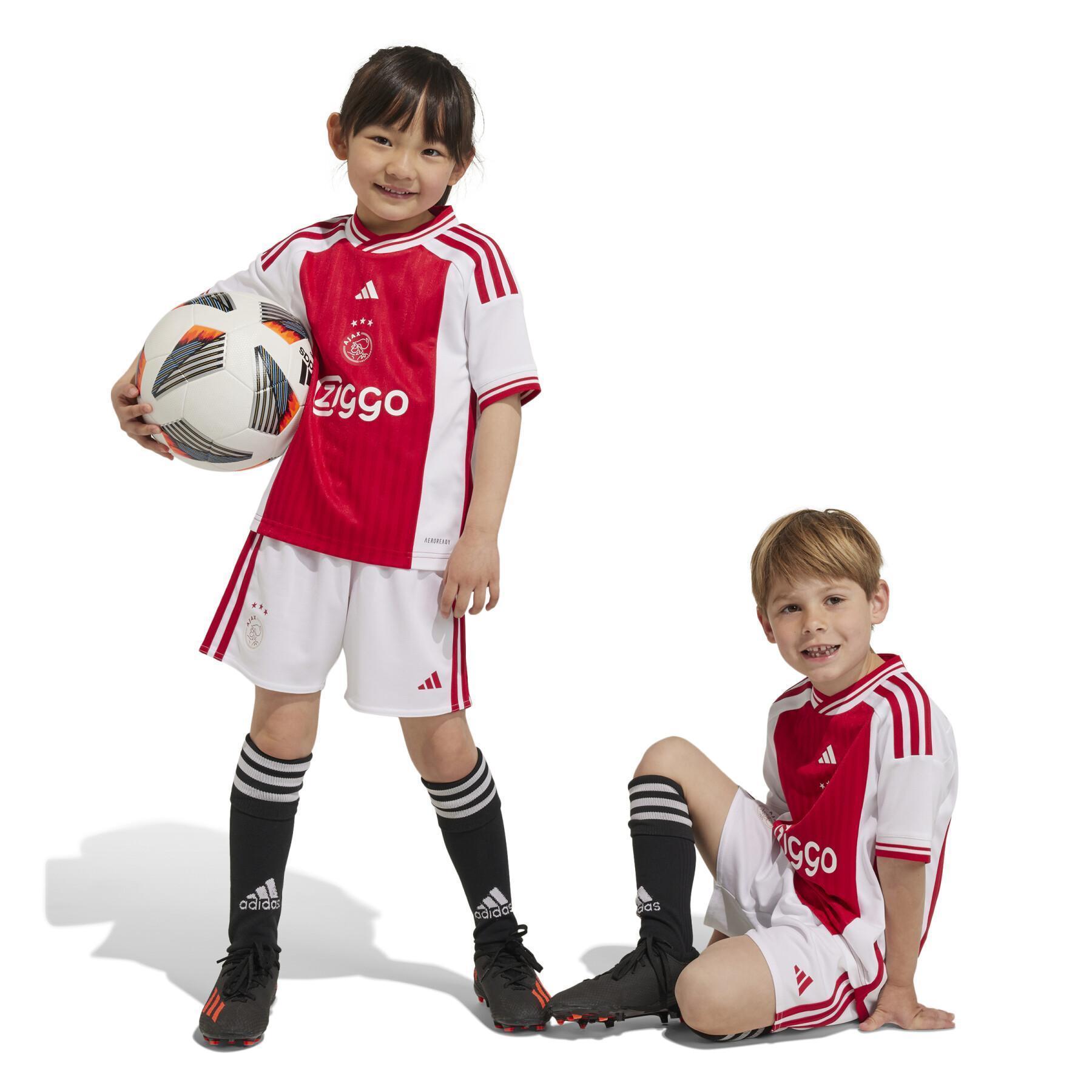 Mini kit doméstico para bebés Ajax Amsterdam 2023/24