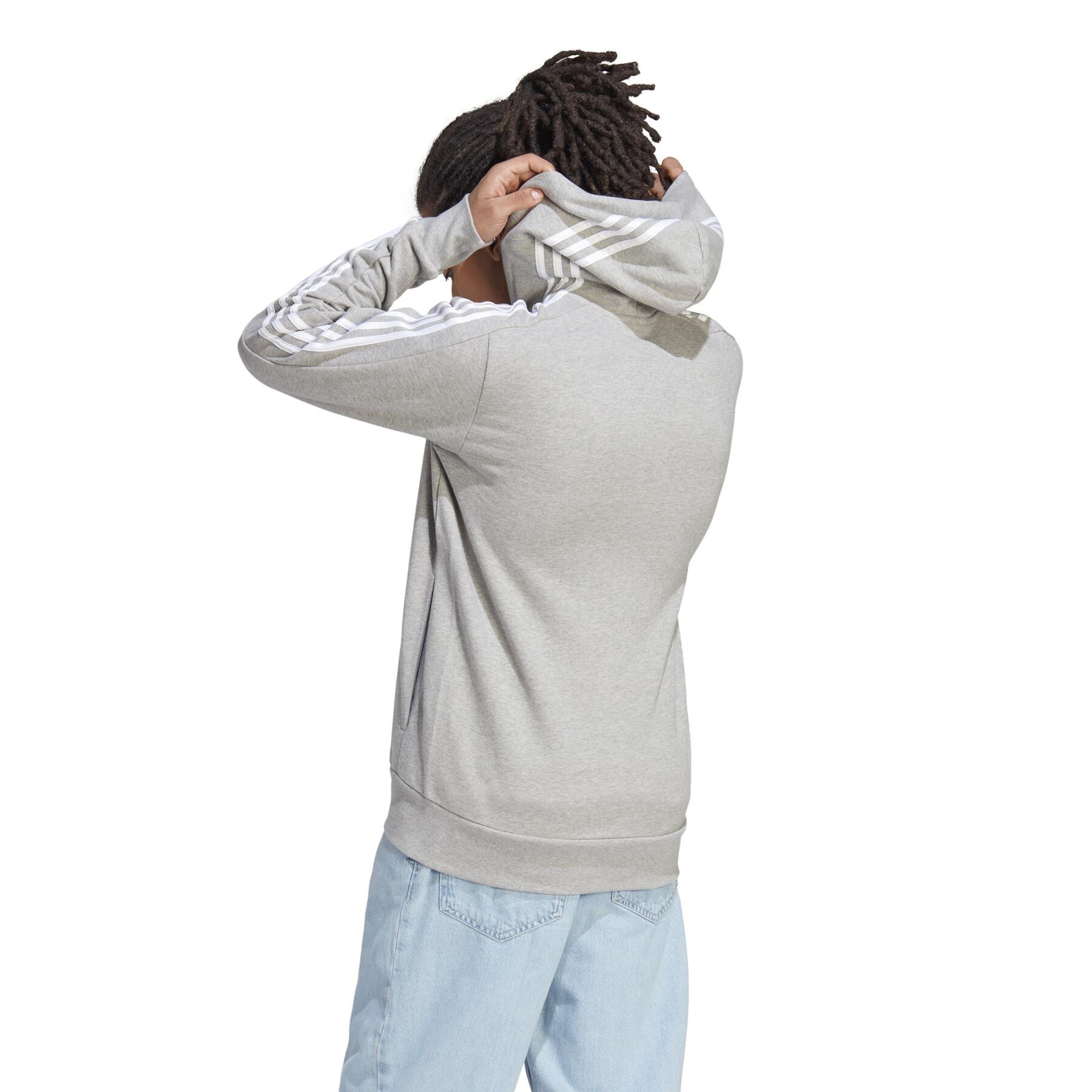 Sweatshirt velo encapuzado adidas Essentials 3-Stripes