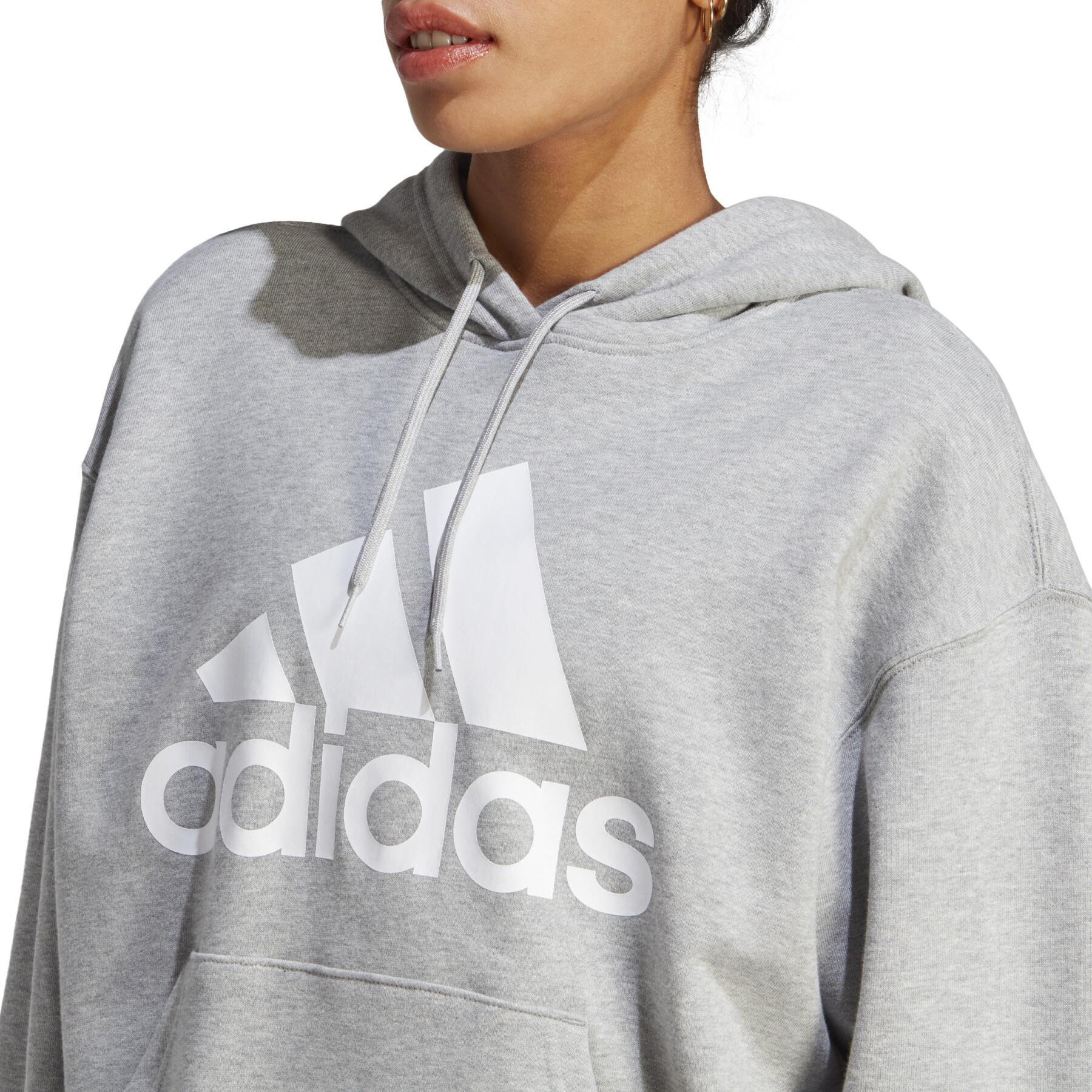 Sweatshirt capuz de mulher de tamanho excessivo adidas Essentials Big Logo
