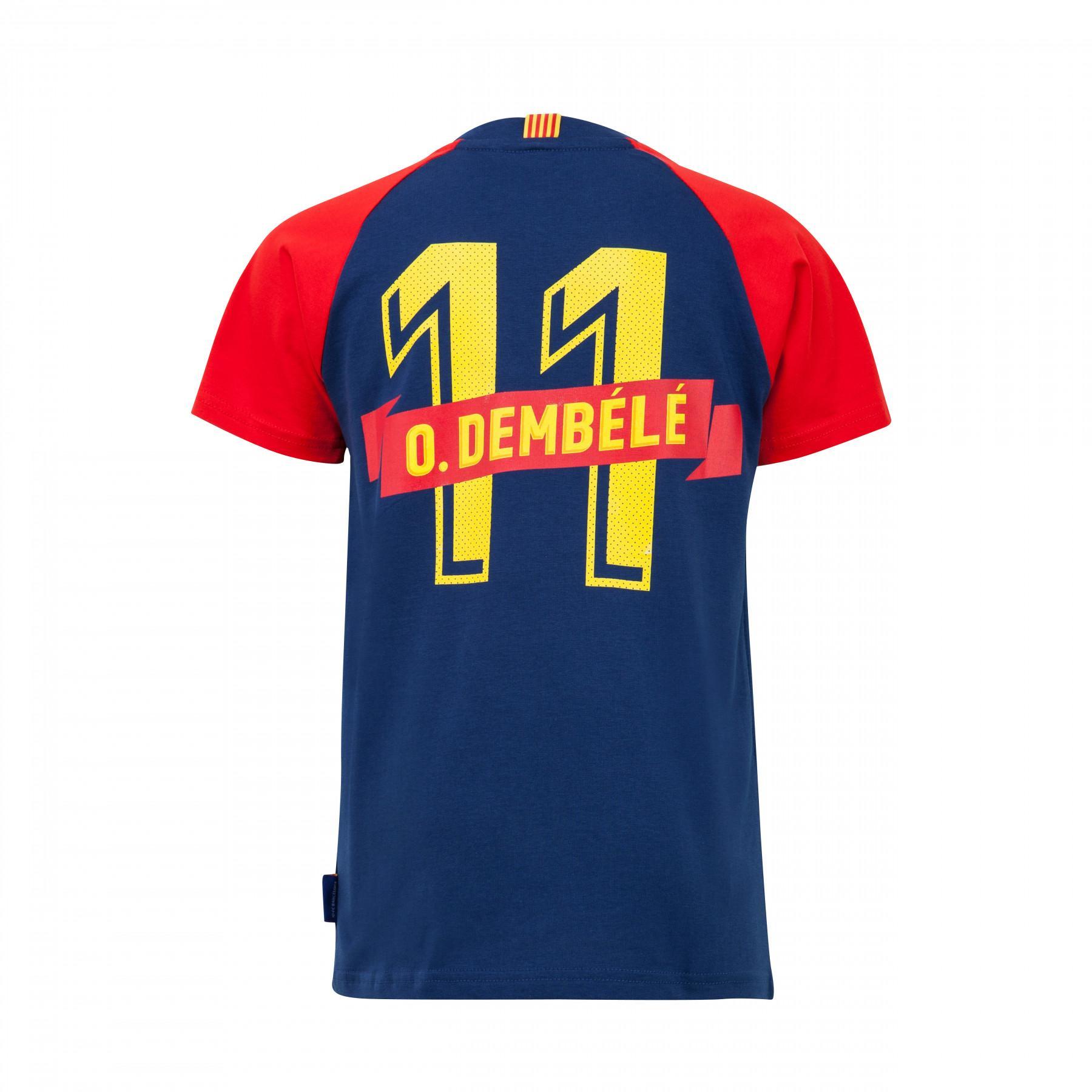 T-shirt criança FC Barcelone Dembélé
