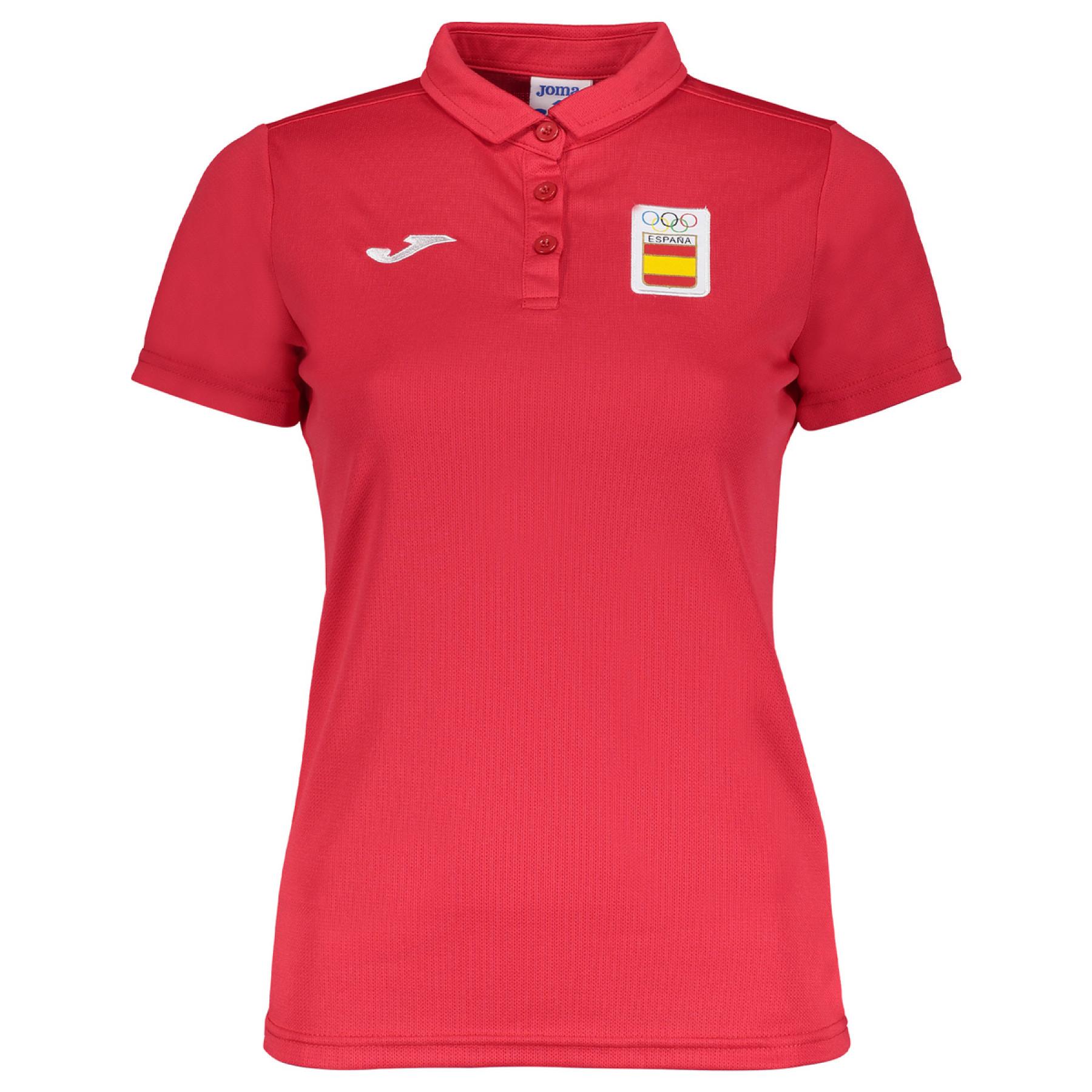 Camisa pólo feminina Espagne Olympique Paseo