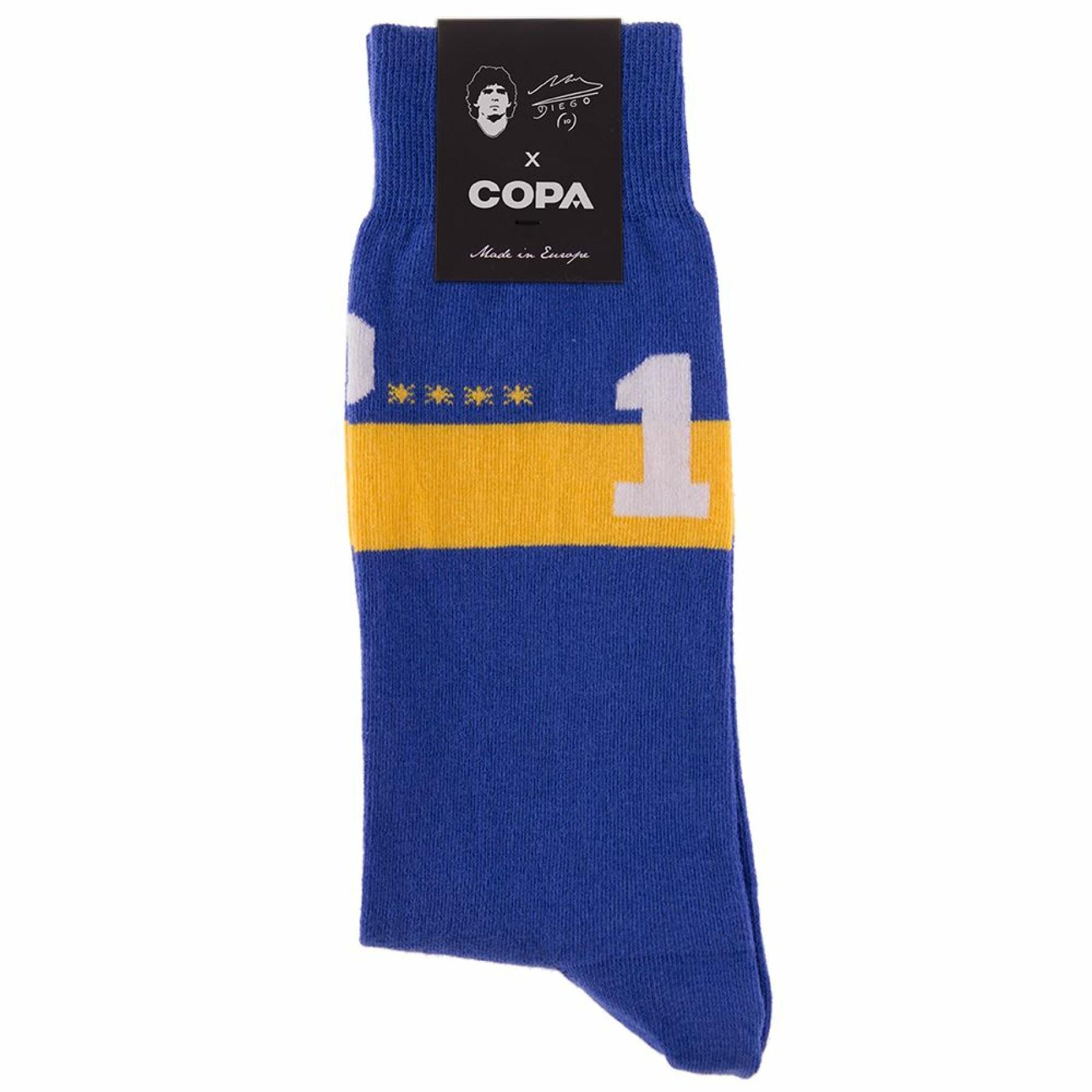 Meias número 10 Copa Boca Juniors Maradona