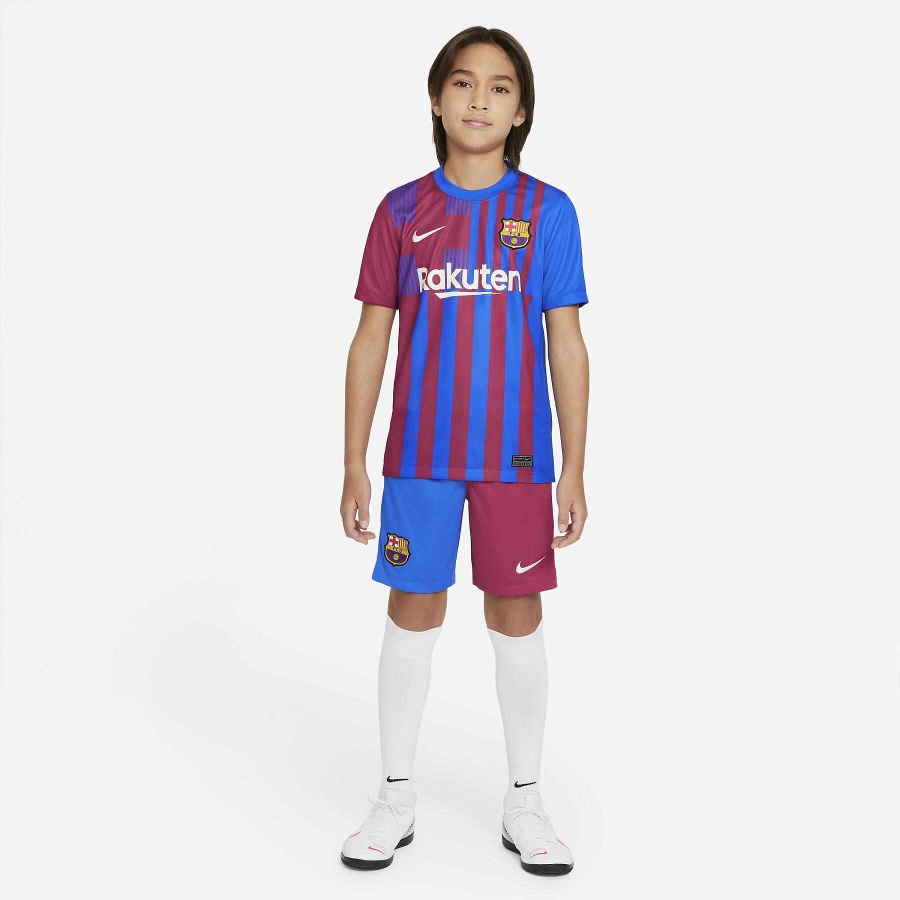 Calções home criança FC Barcelone 2021/22