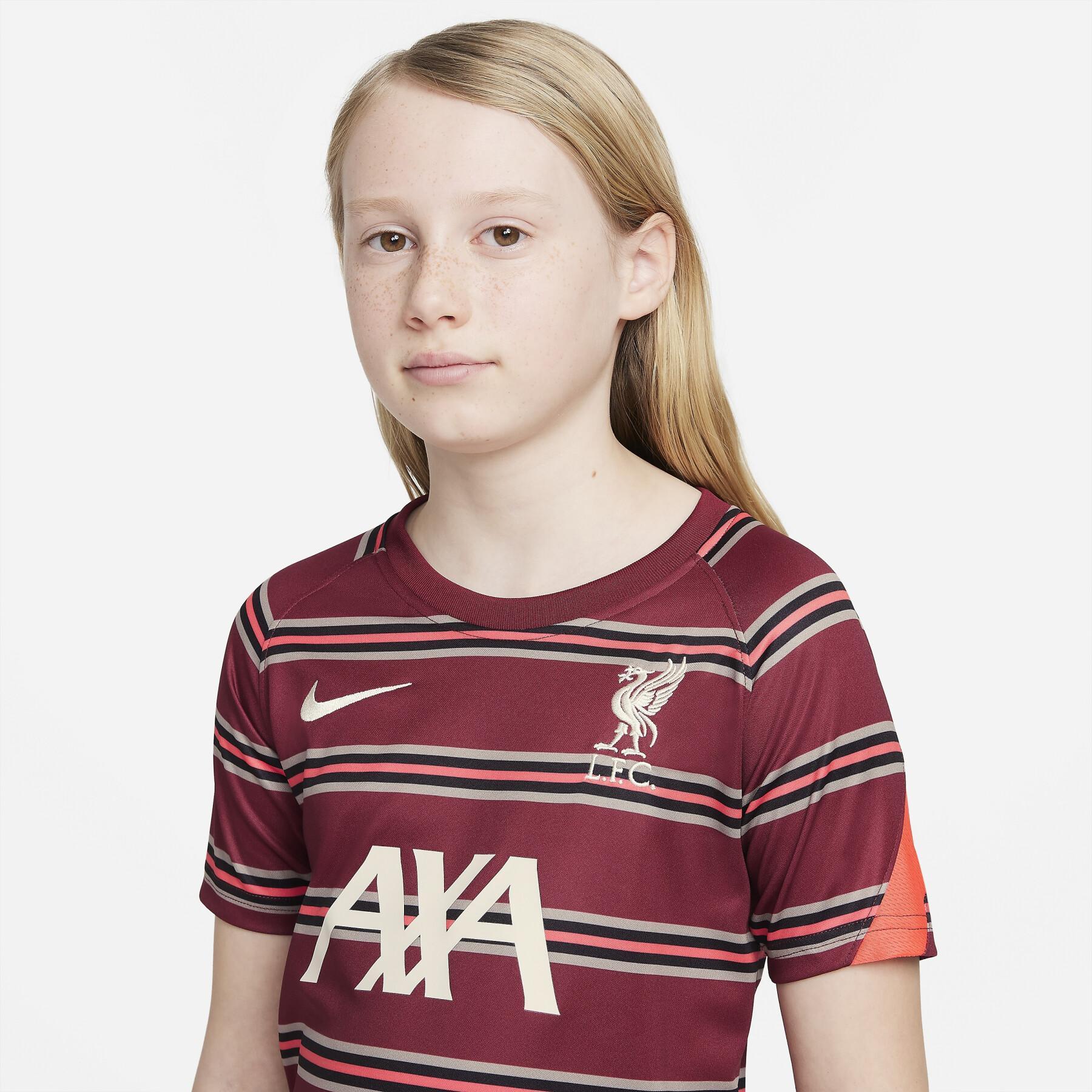 Camisola pré-confeccionada para crianças Liverpool FC 2021/22