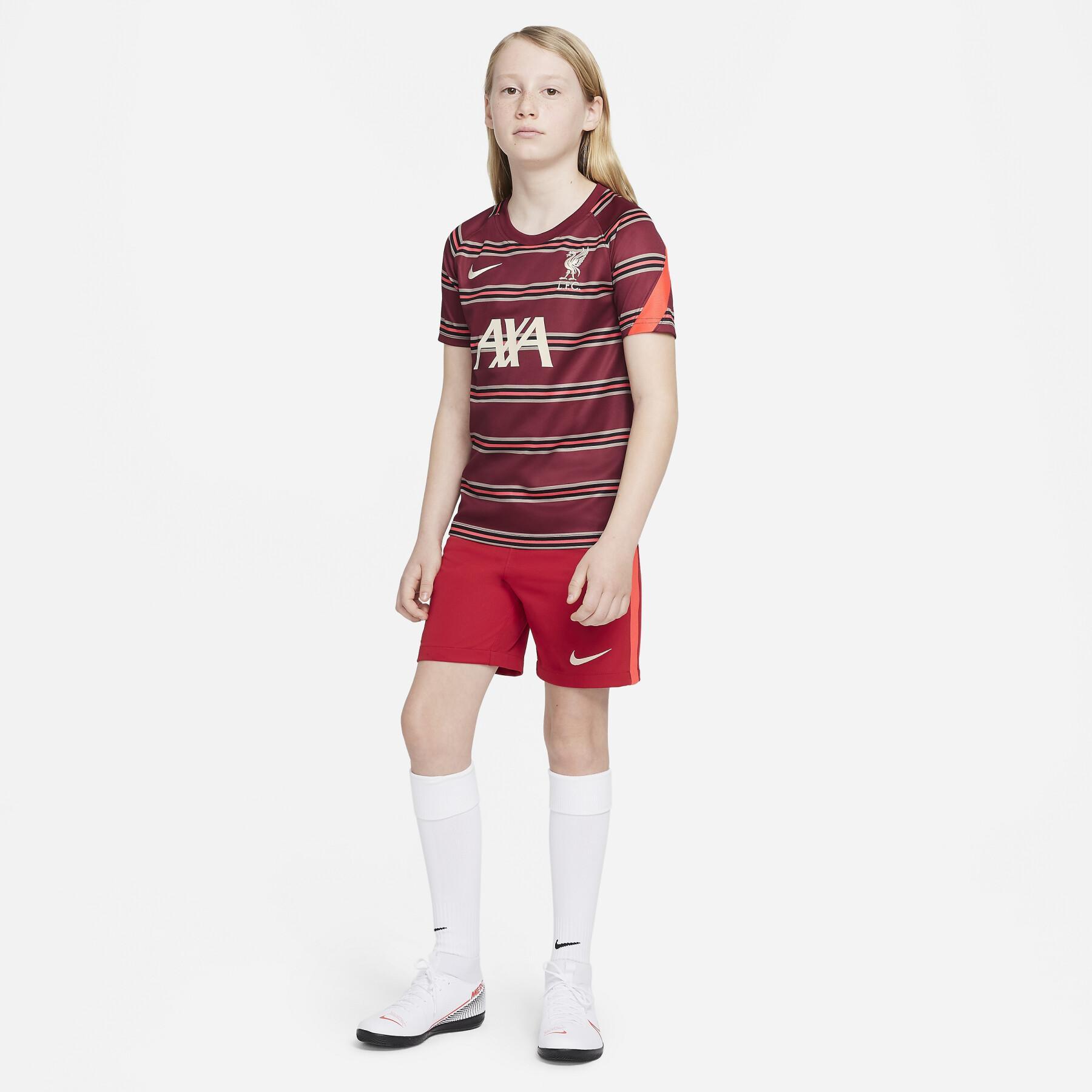 Camisola pré-confeccionada para crianças Liverpool FC 2021/22
