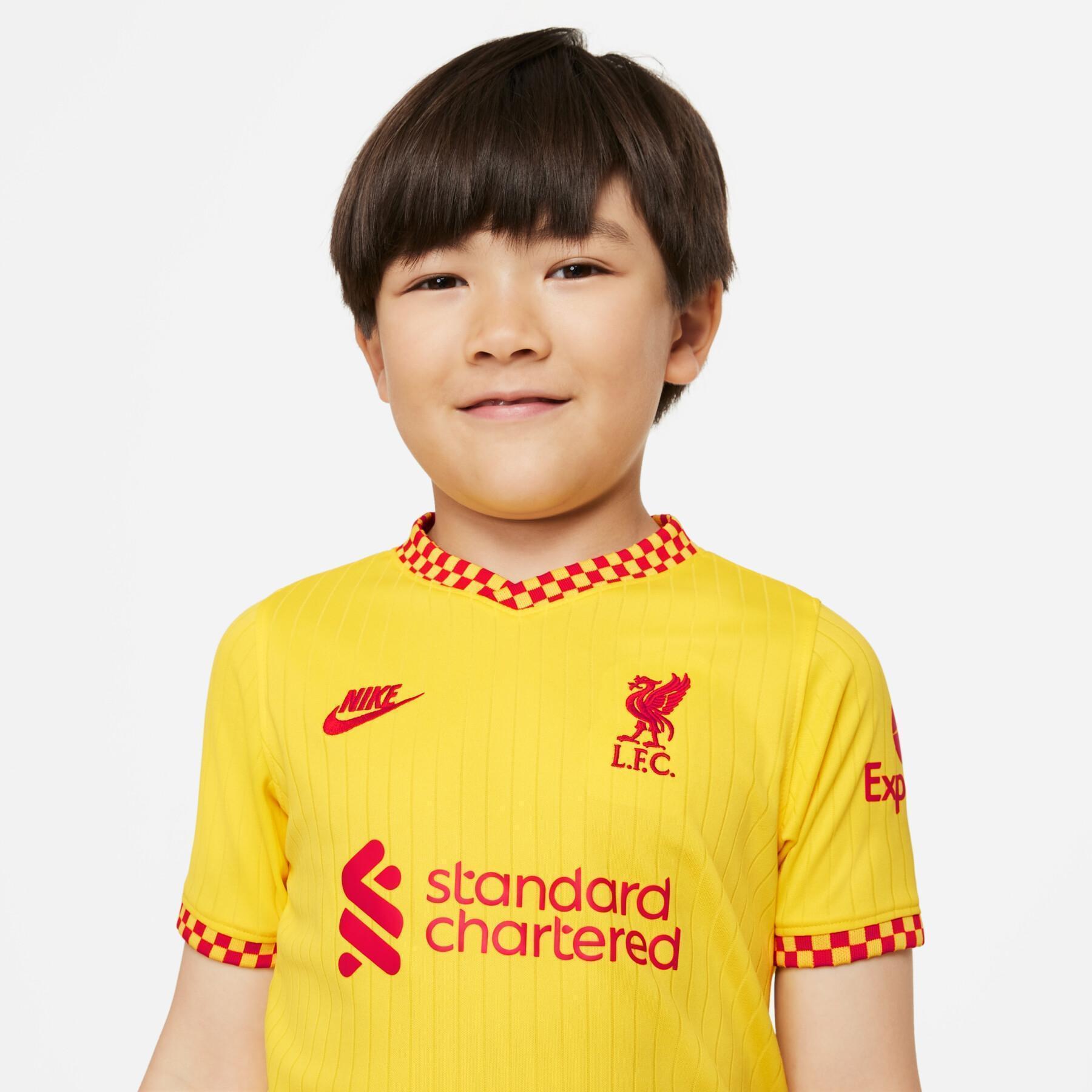 Mini-kit criança terceiro Liverpool FC 2021/22