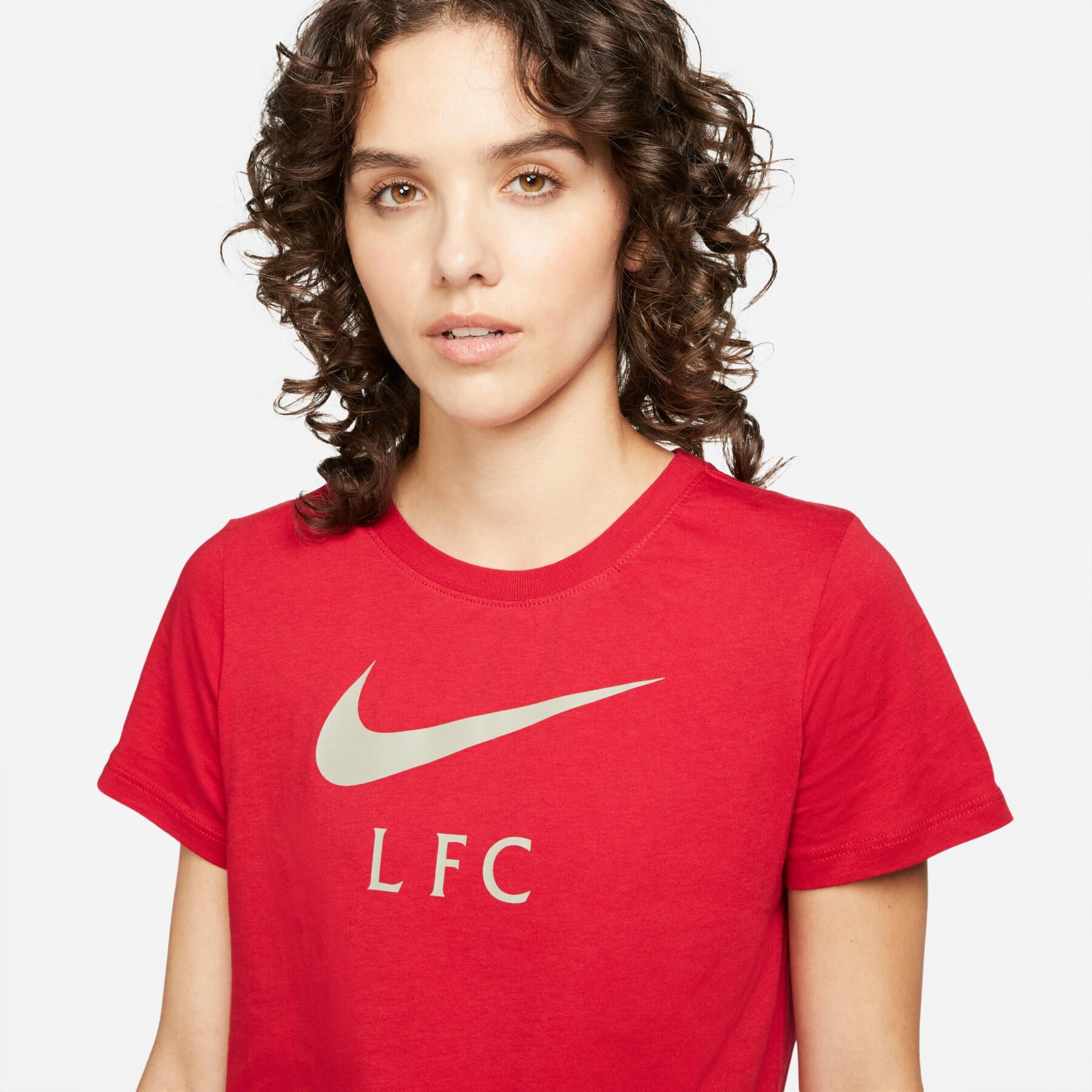 Camiseta feminina Liverpool FC 2021/22 FC Swoosh