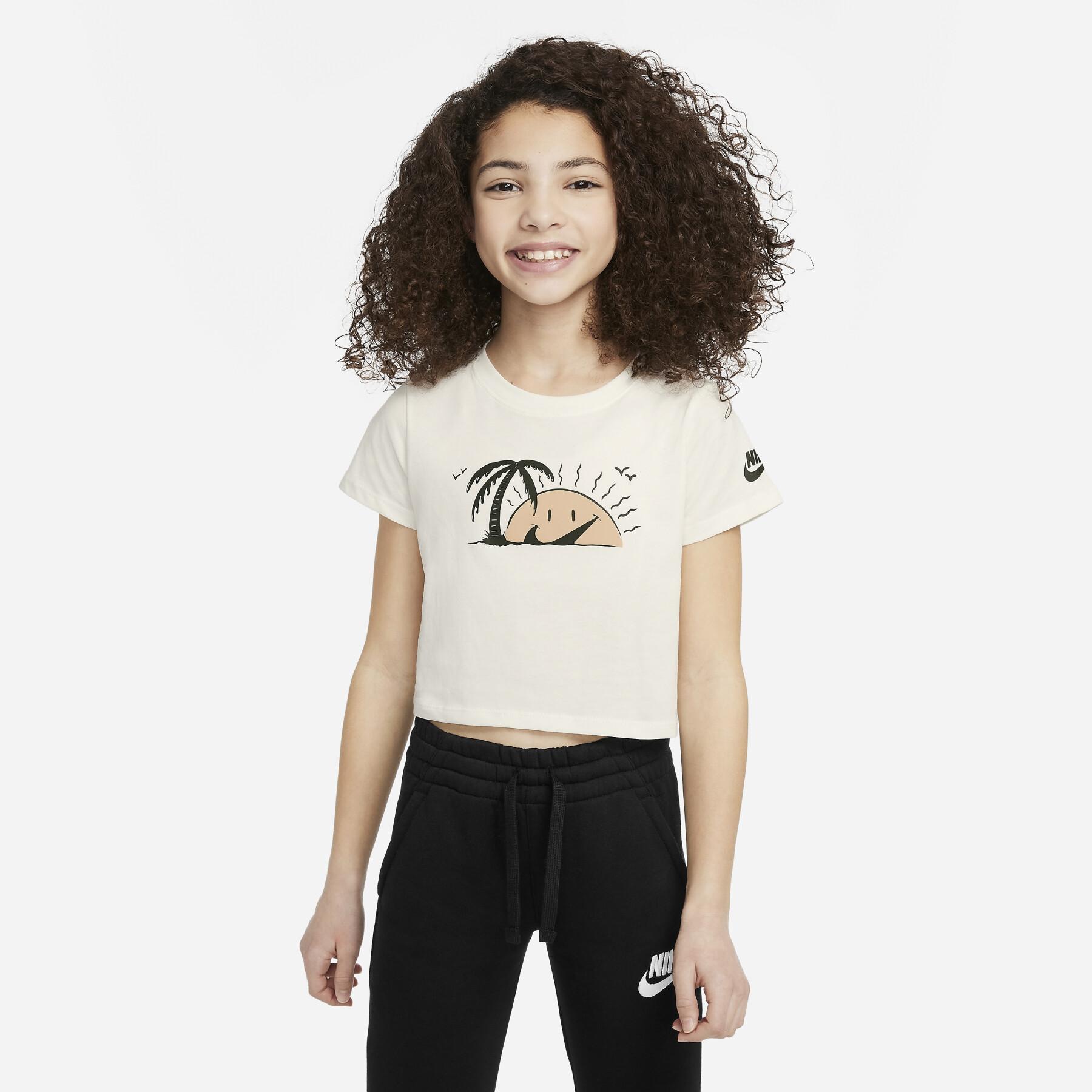 T-shirt de rapariga Nike Sun Swoosh