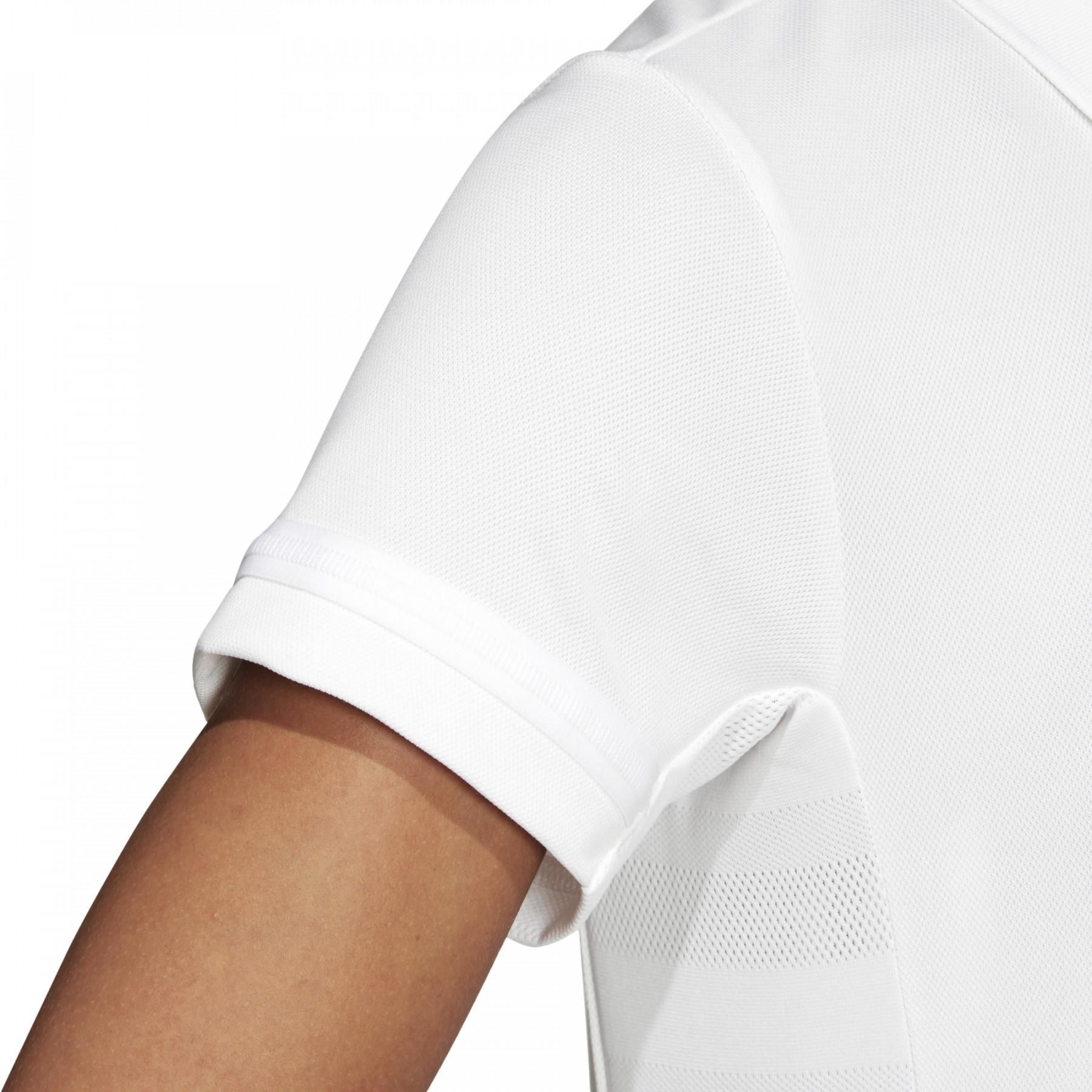 Camisa pólo feminina adidas Team 19