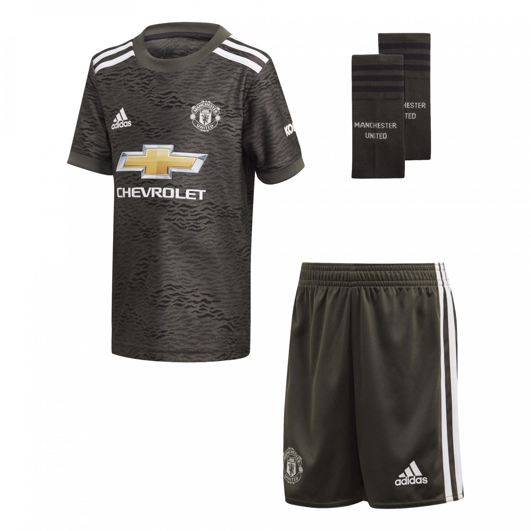 Mini kit criança exterior Manchester United 2020/21