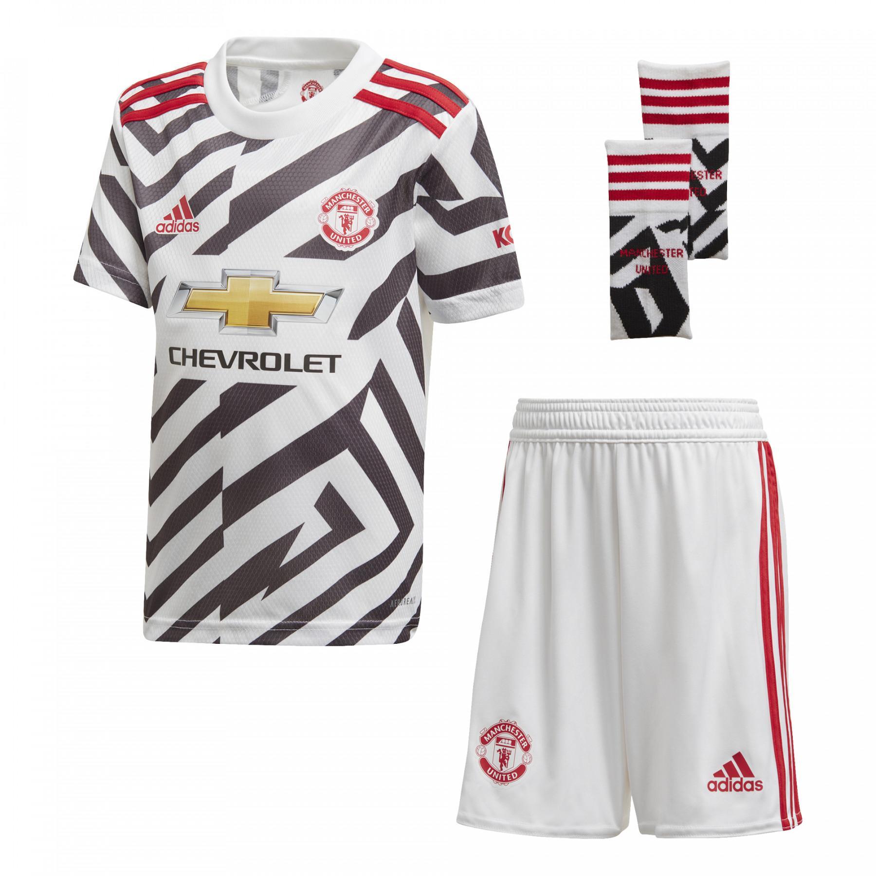Mini-kit terceiro Manchester United 2020/21