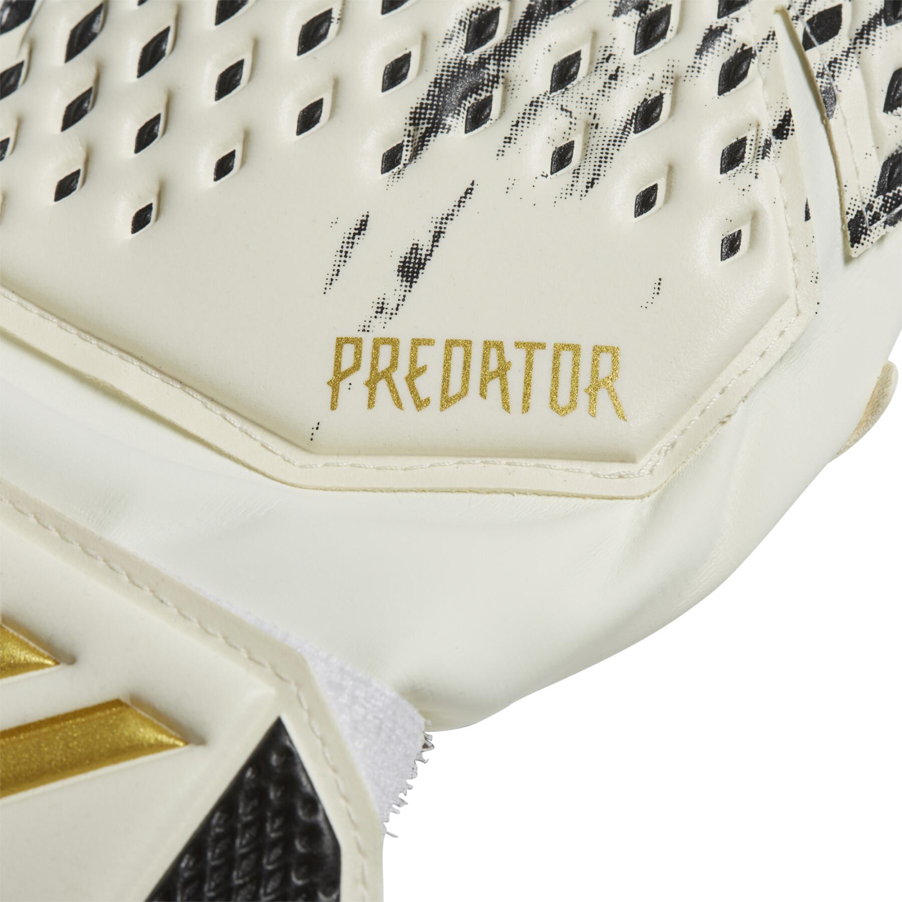 Luvas de guarda-redes para crianças adidas Predator 20 Match Fingersave