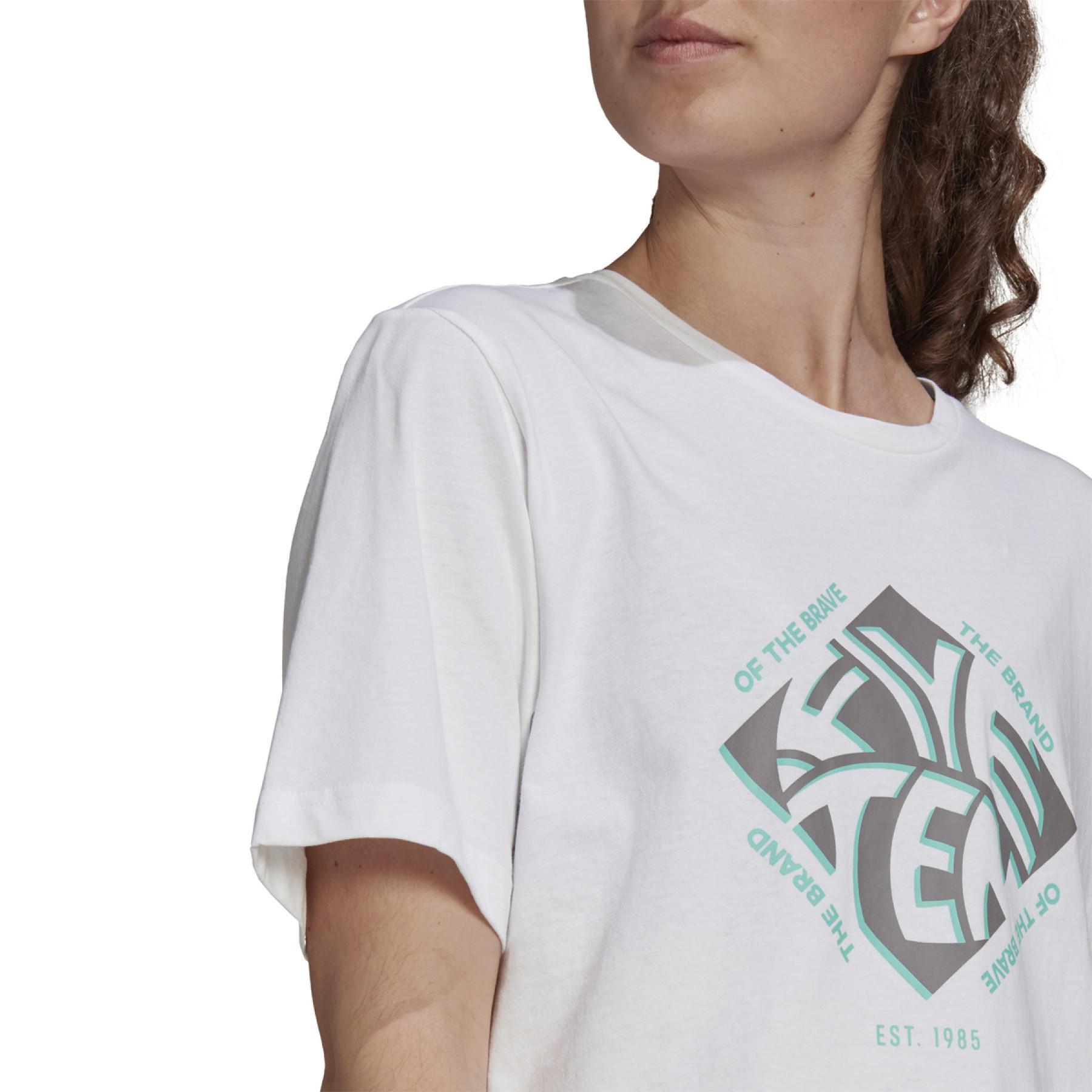 T-shirt de mulher Adidas Five Ten Cropped GFXWomen
