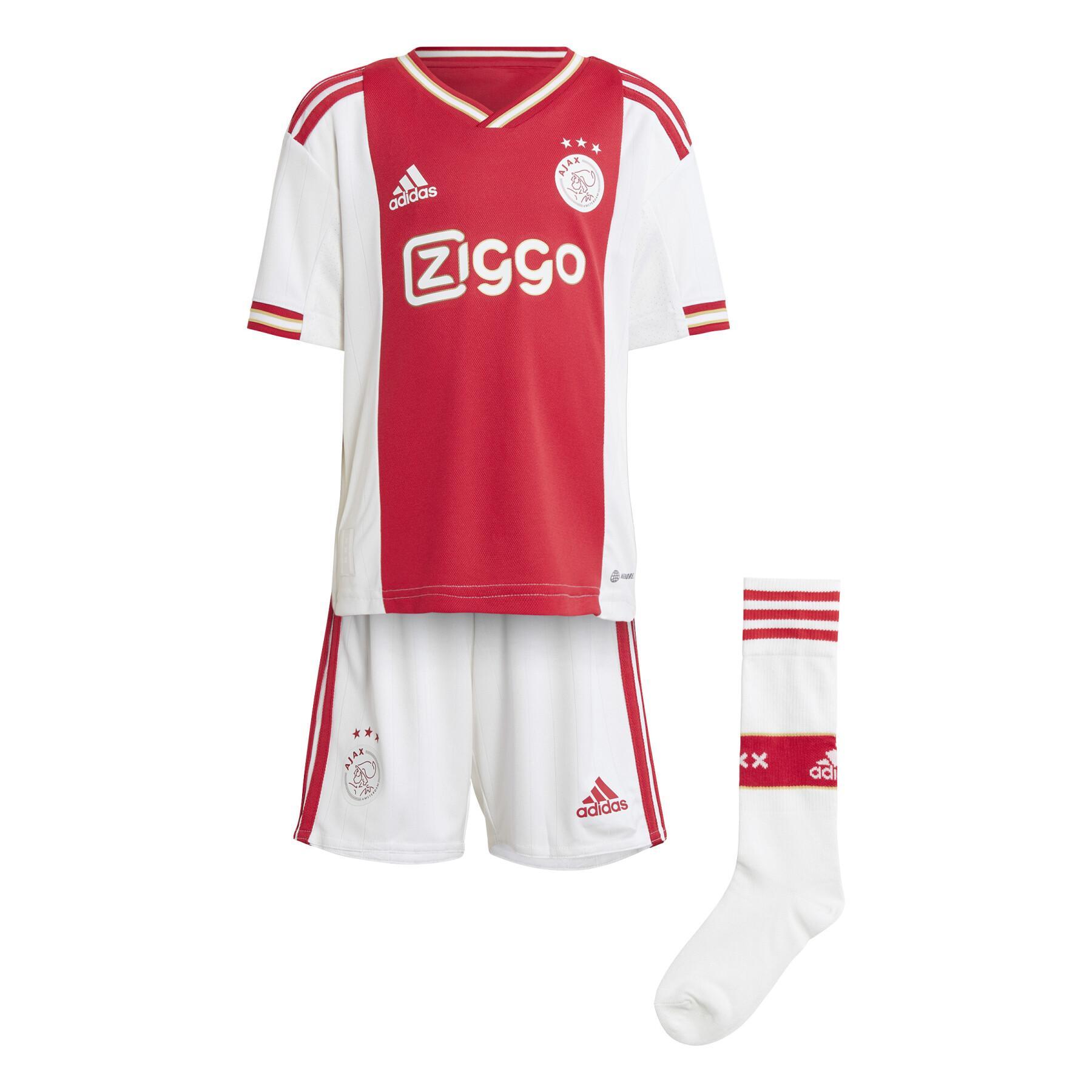 Mini-kit para o lar das crianças Ajax Amsterdam 2022/23