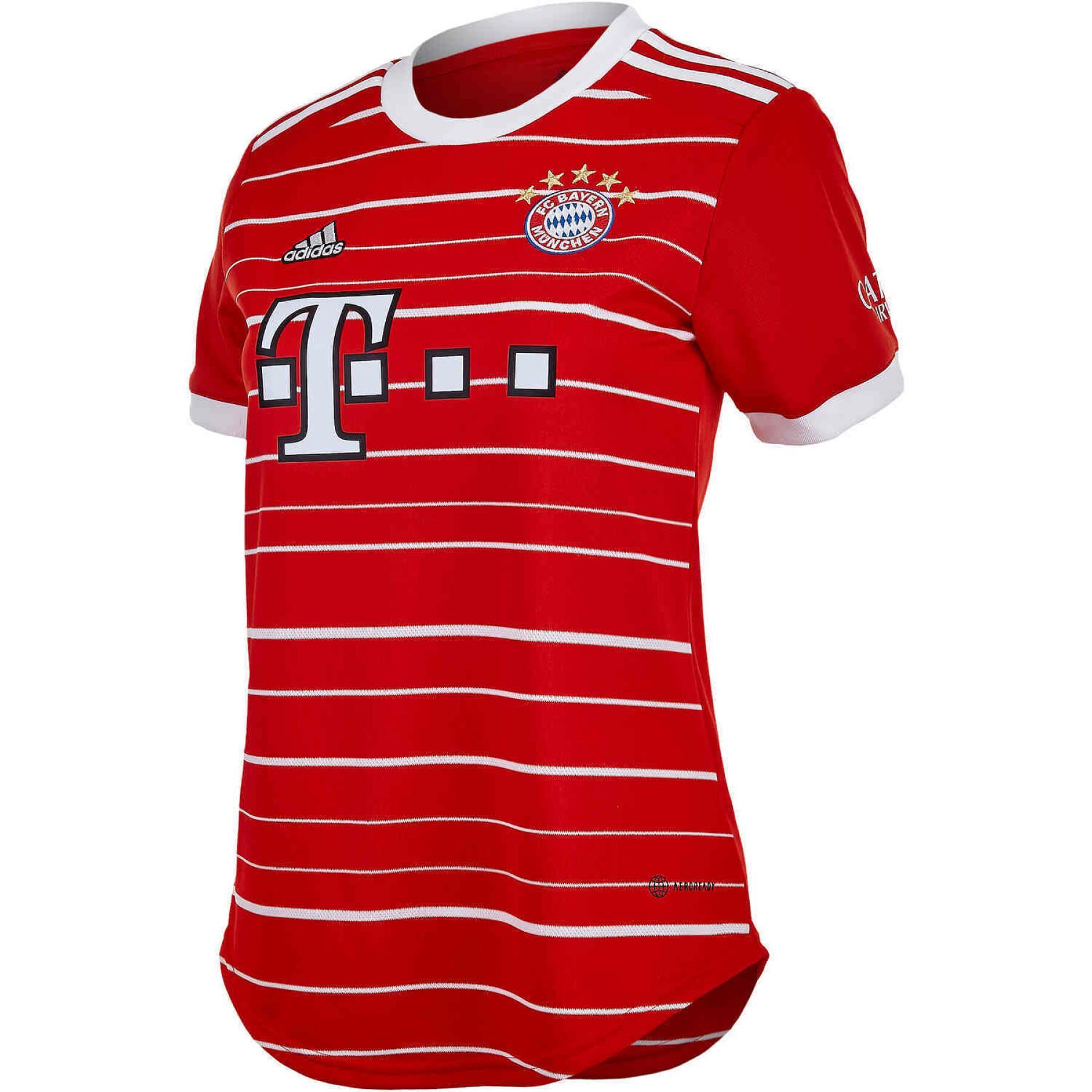 Camisola da casa da mulher Bayern Munich 2022/23