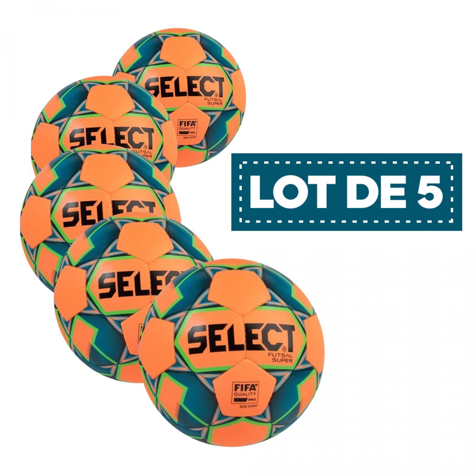 Conjunto de 5 balões Select futsal Super FIFA