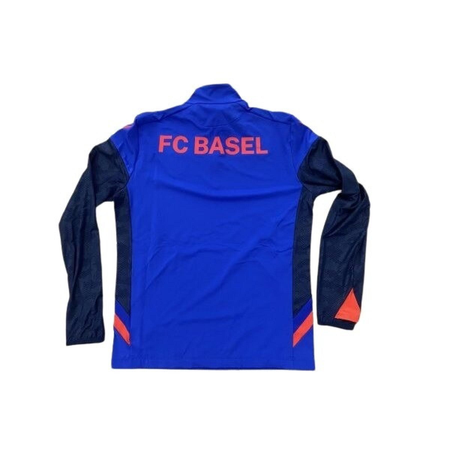 Top de treino com fecho de 1/4 FC Bâle Summer 2022/23