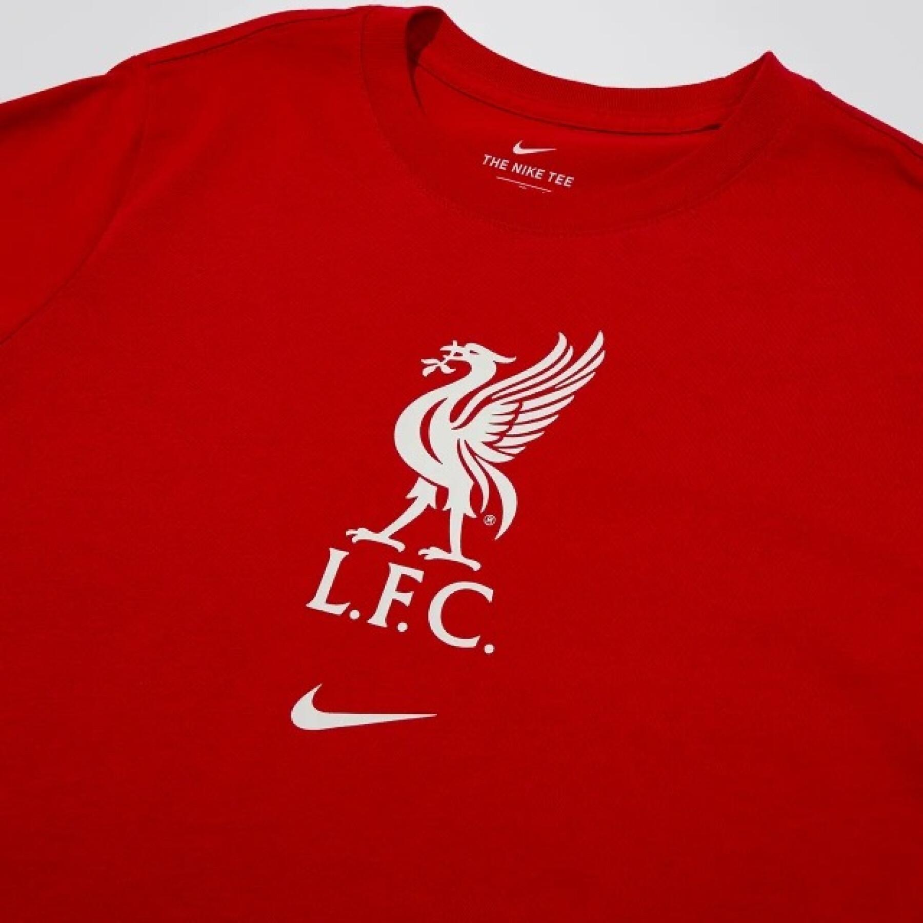 T-shirt de criança Liverpool FC 2021/22