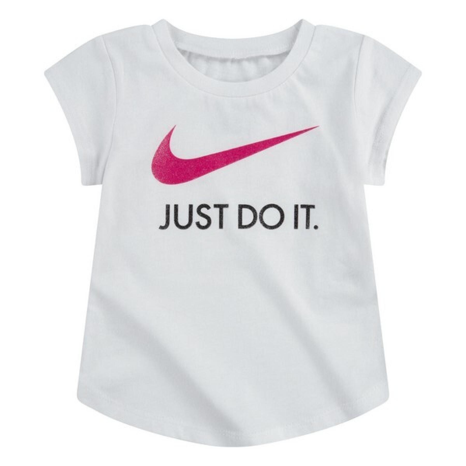 T-shirt de menina Nike Swoosh JDI
