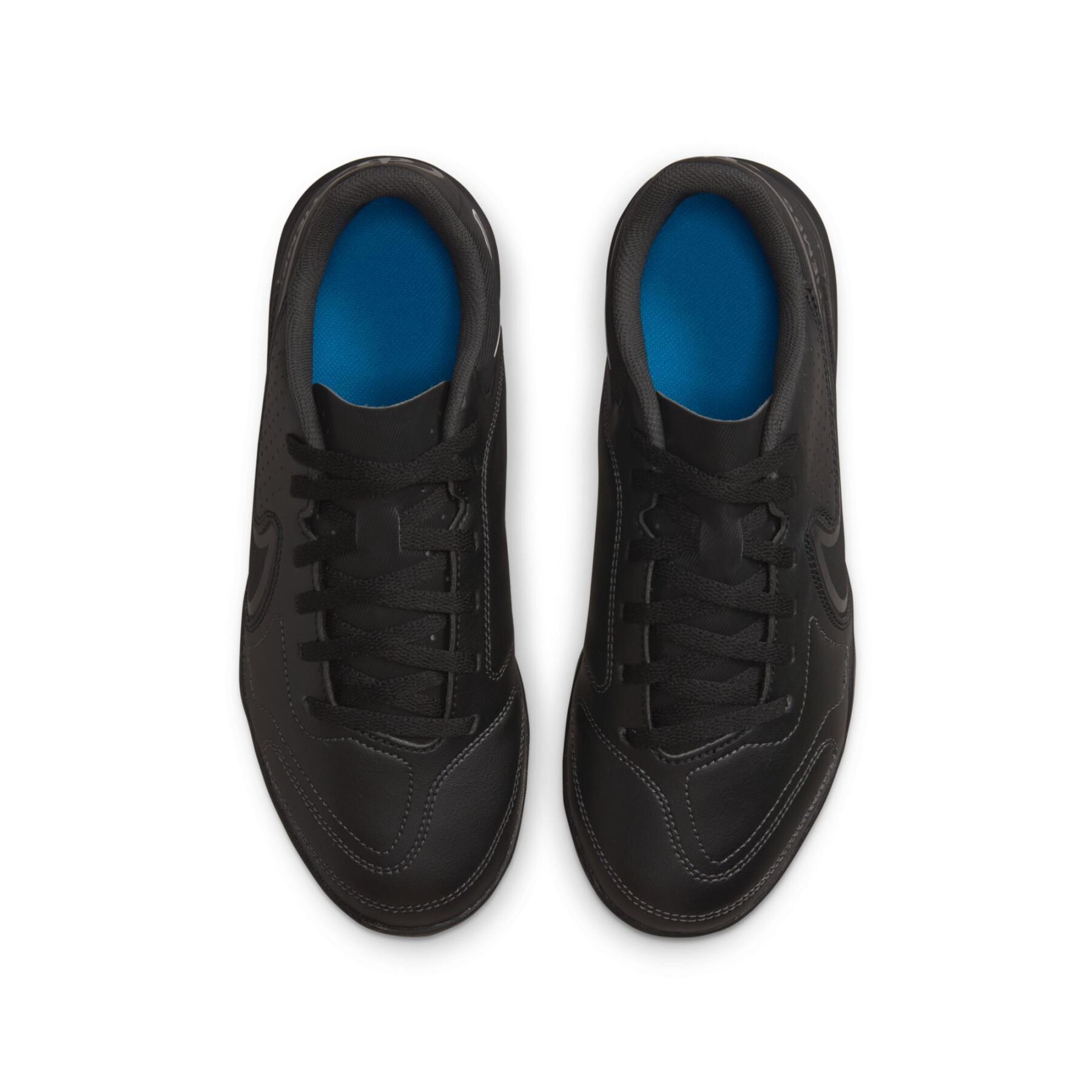 Sapatos de futebol para crianças Nike Tiempo Legend 9 Club TF - Shadow Black Pack