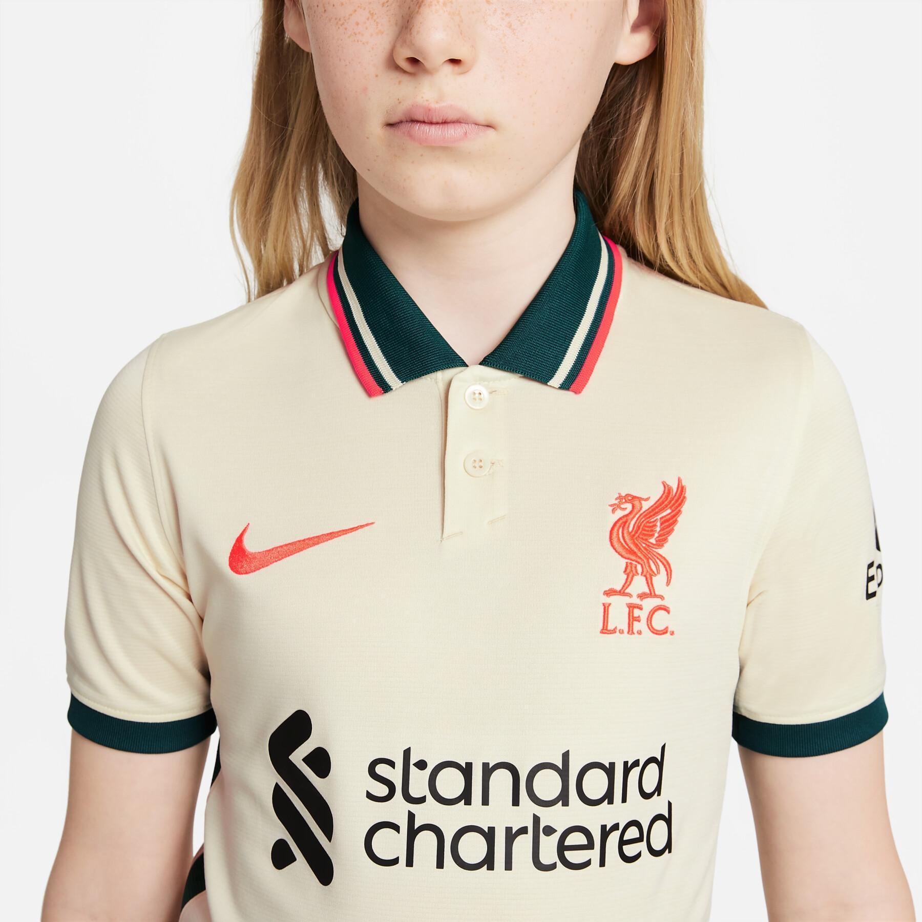 Camisola para crianças ao ar livre Liverpool FC 2021/22