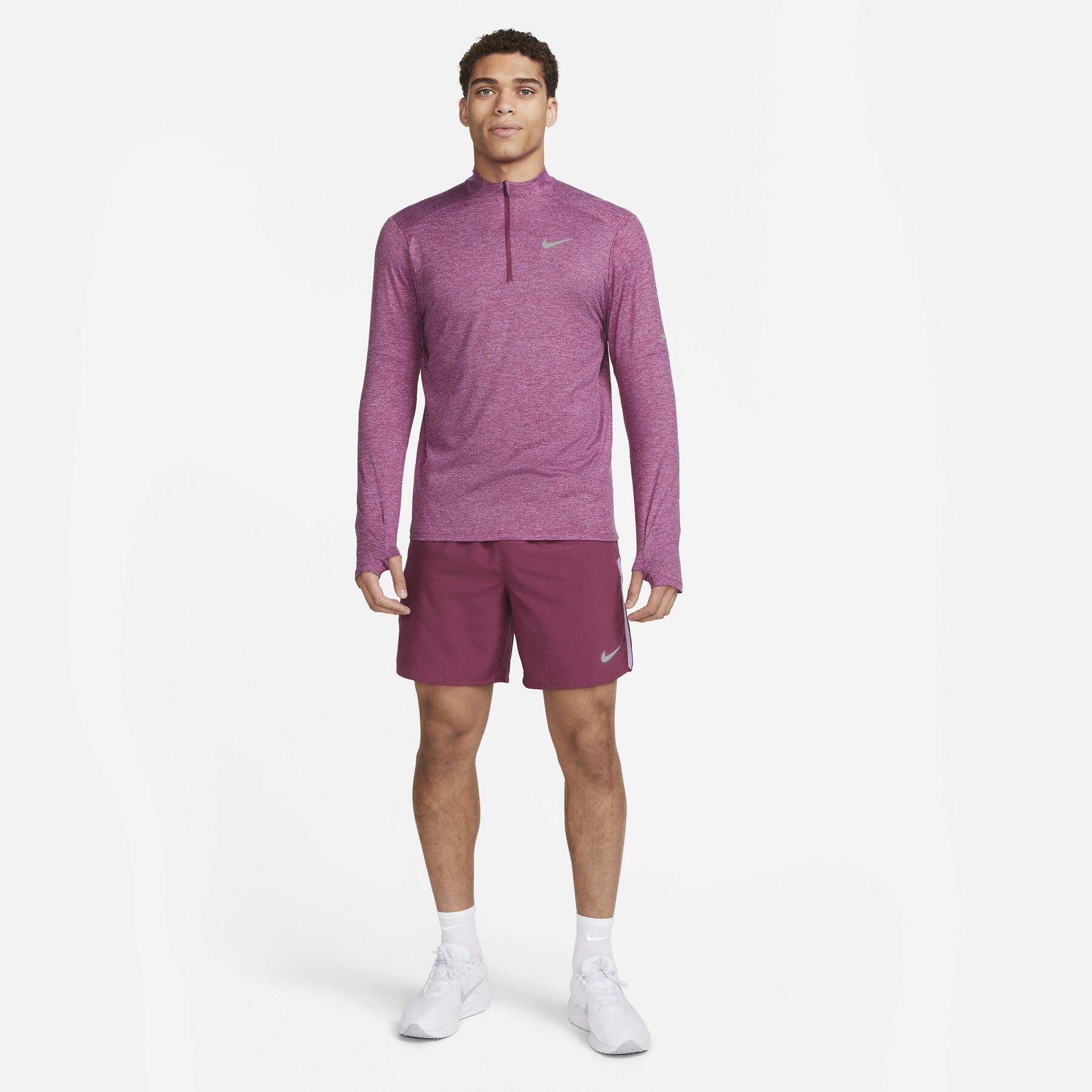 1/2 camisola de manga comprida com fecho de correr Nike Dri-Fit Elmnt