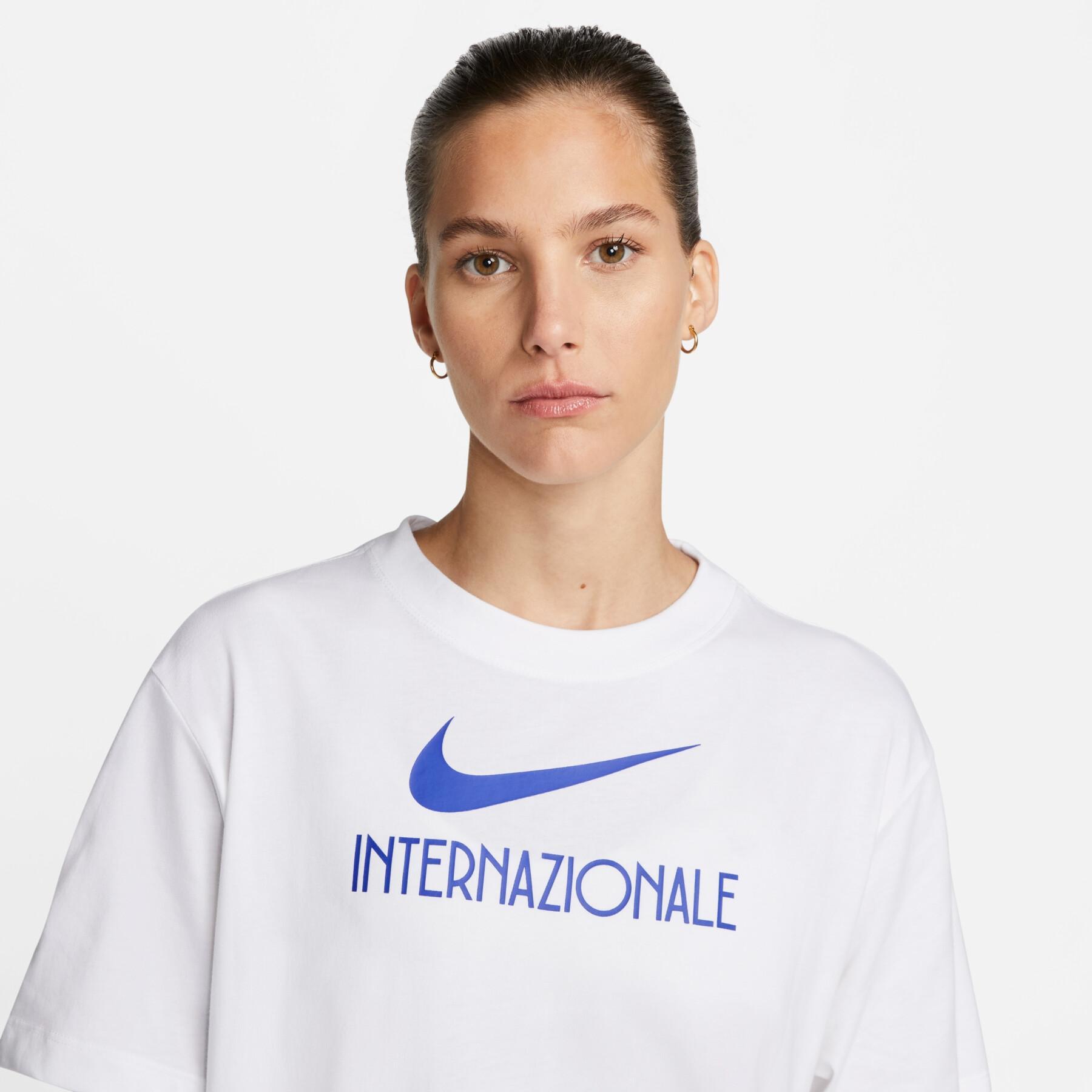 T-shirt de mulher Inter Milan Swoosh 2022/23