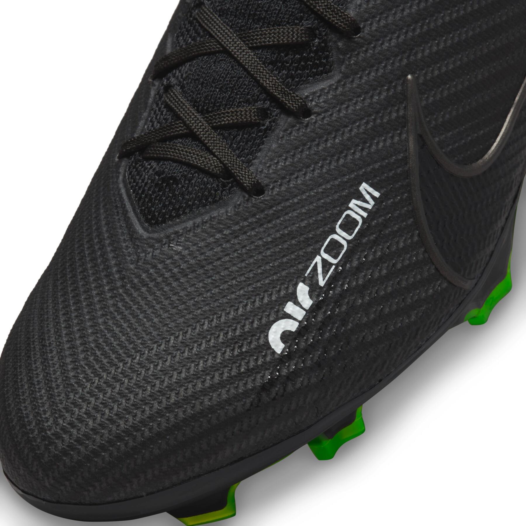 Sapatos de futebol Nike Zoom Mercurial Superfly 9 Elite FG- Shadow Black Pack