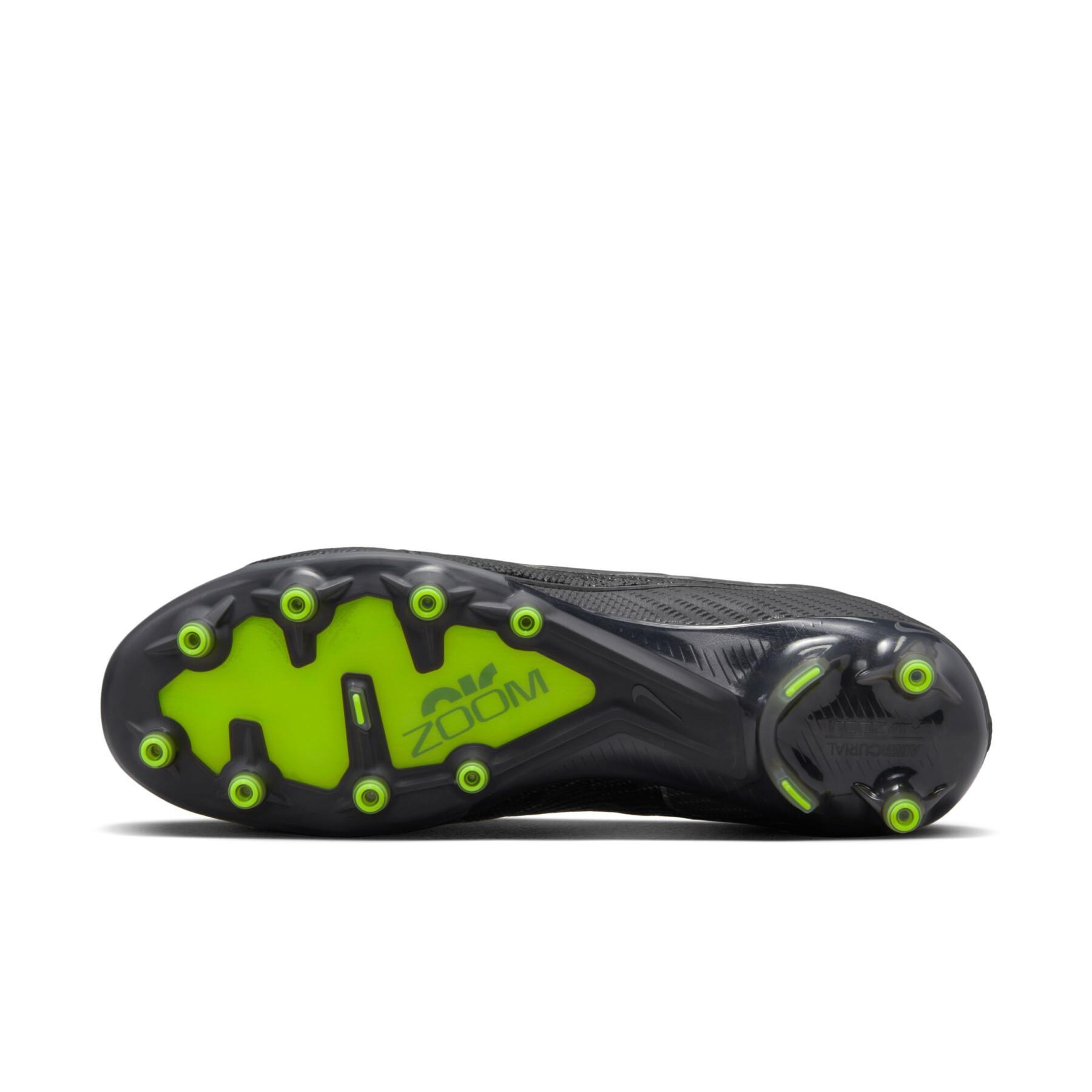 Sapatos de futebol Nike Zoom Mercurial Superfly 9 Elite AG-Pro - Shadow Black Pack