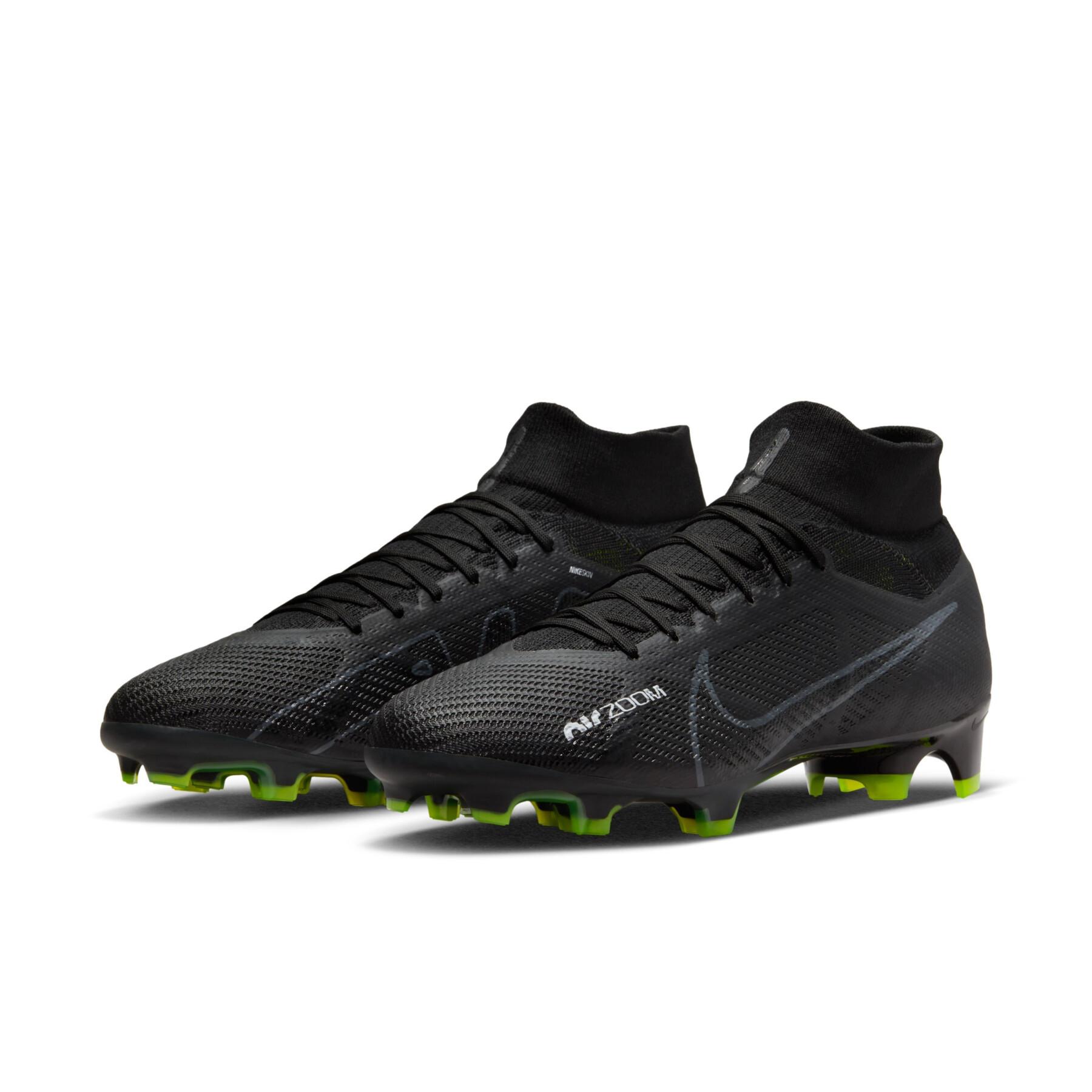 Sapatos de futebol Nike Zoom Mercurial Superfly 9 Pro FG - Shadow Black Pack