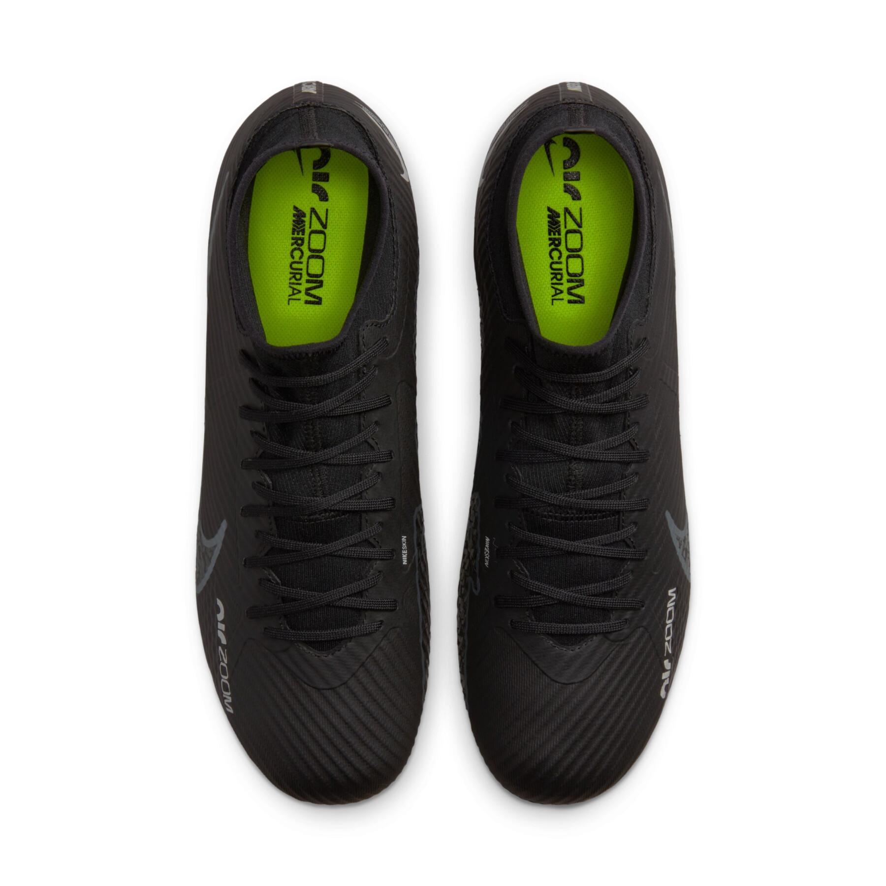 Sapatos de futebol Nike Zoom Mercurial Superfly 9 Academy MG - Shadow Black Pack