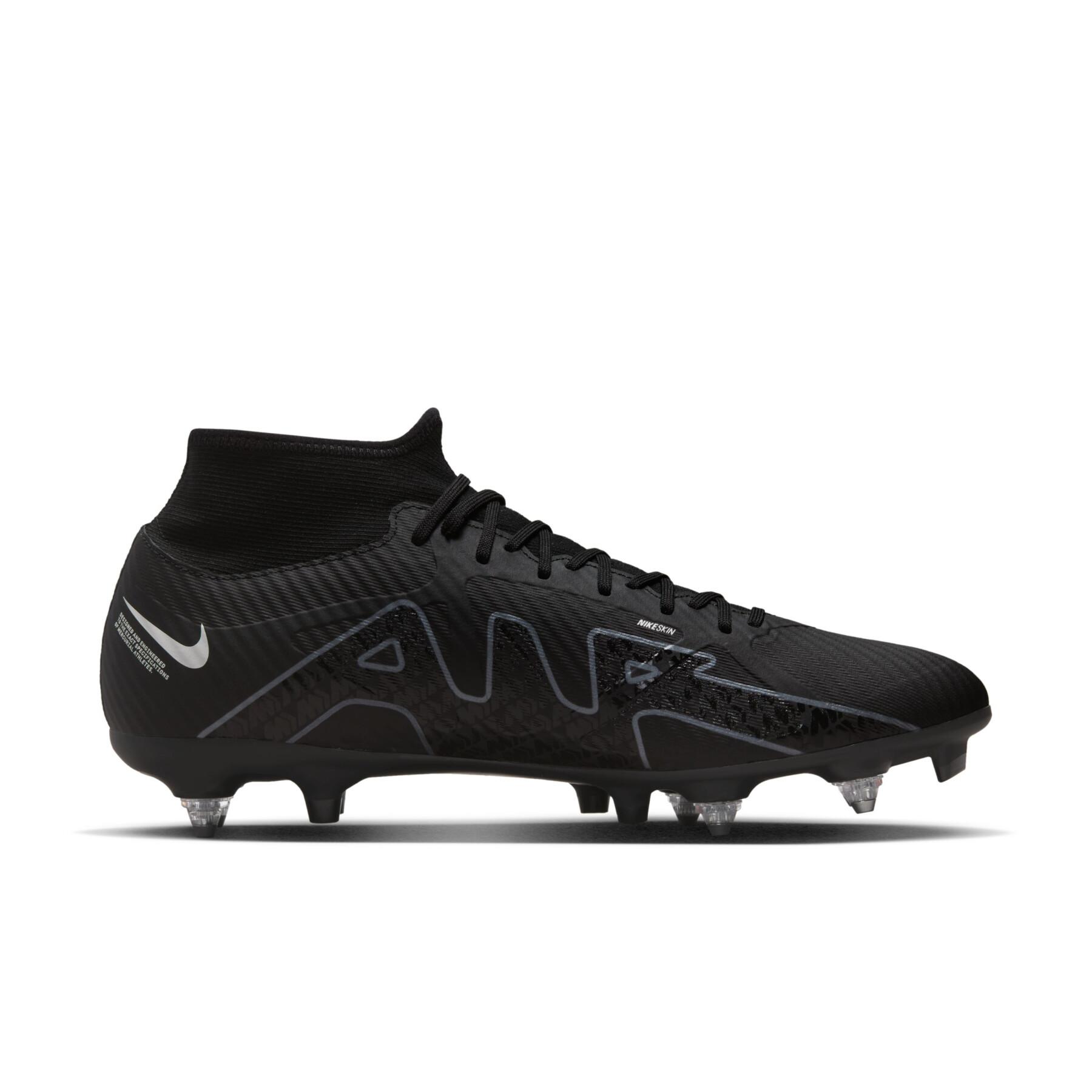 Sapatos de futebol Nike Zoom Mercurial Superfly 9 Academy SG-Pro - Shadow Black Pack