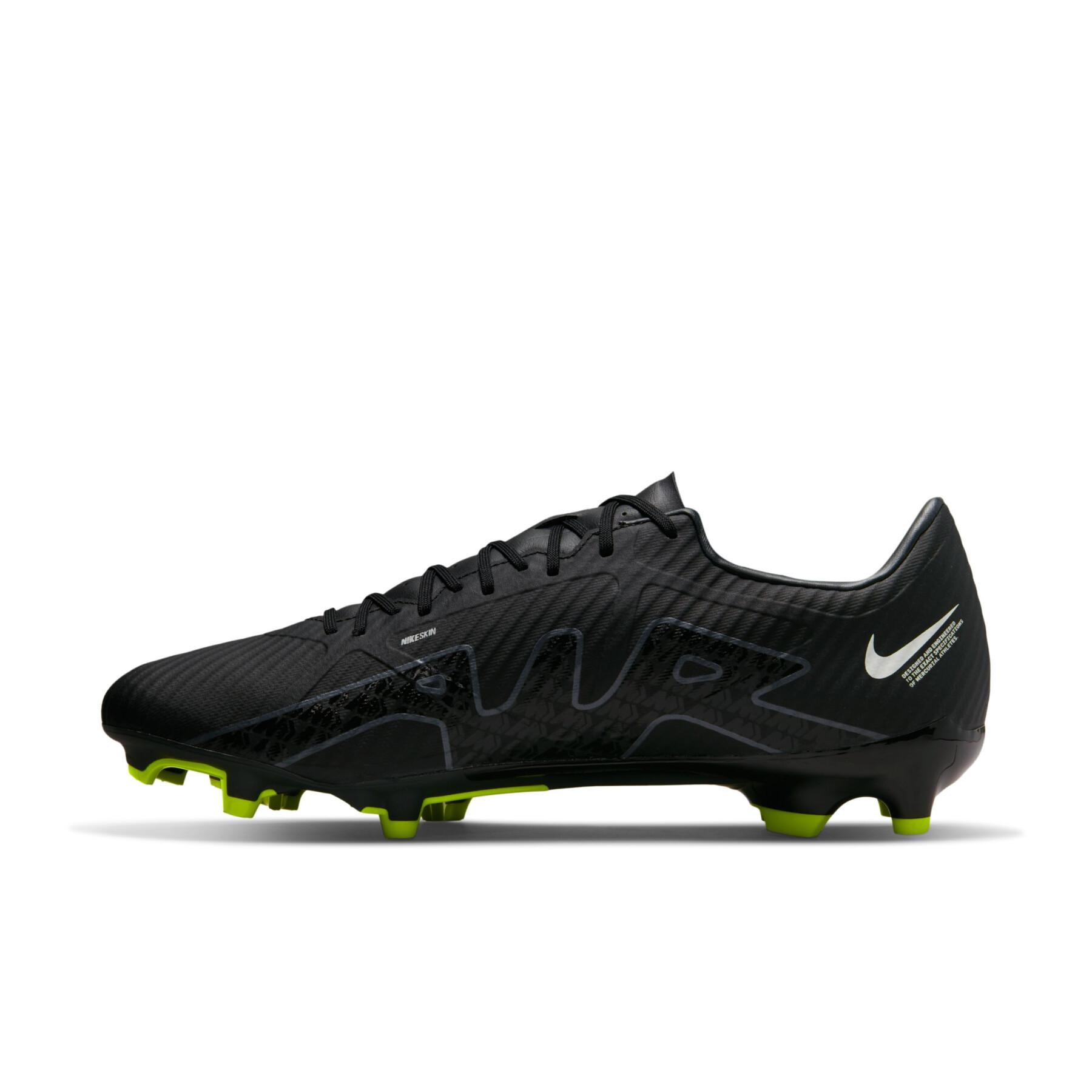 Sapatos de futebol Nike Zoom Mercurial Vapor 15 Academy MG - Shadow Black Pack