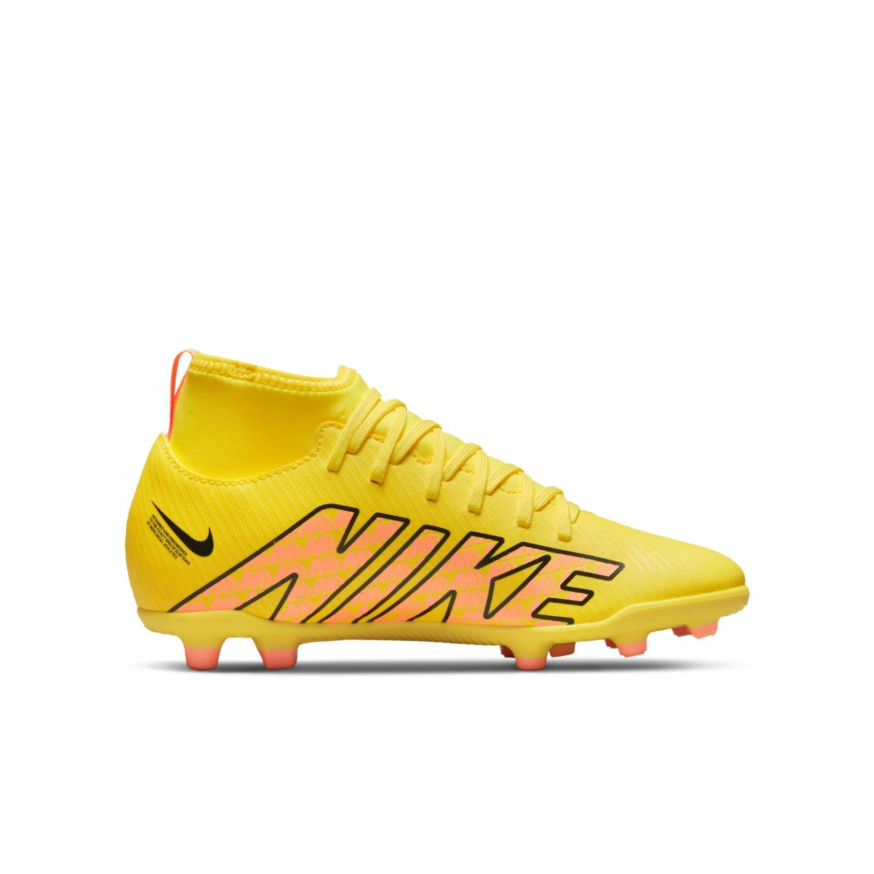 Sapatos de futebol para crianças Nike Mercurial Superfly 9 Club FG/MG - Lucent Pack