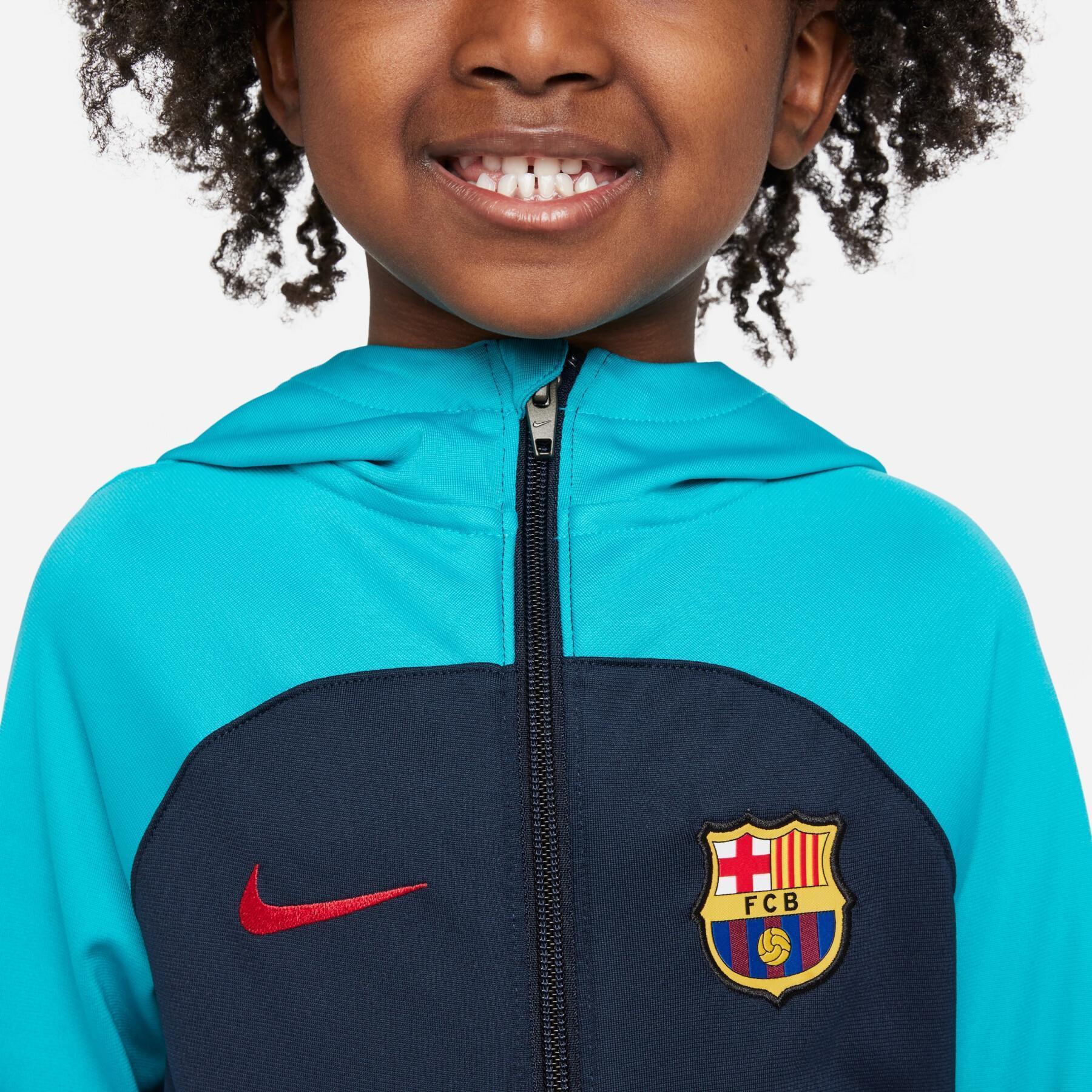 Fato de treino para crianças FC Barcelone Strike 2022/23